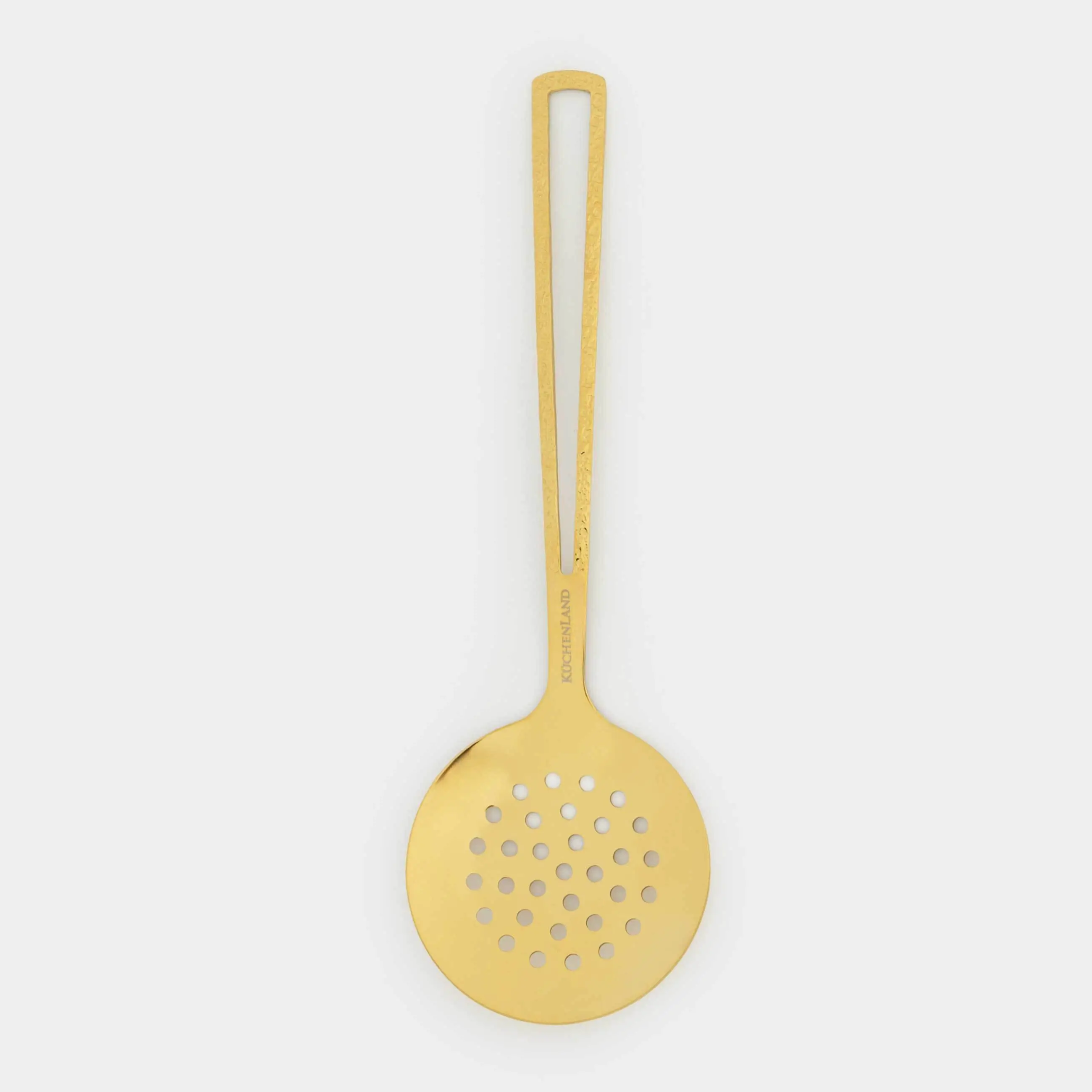 Skimmer, 25 cm, steel, golden, Viron gold