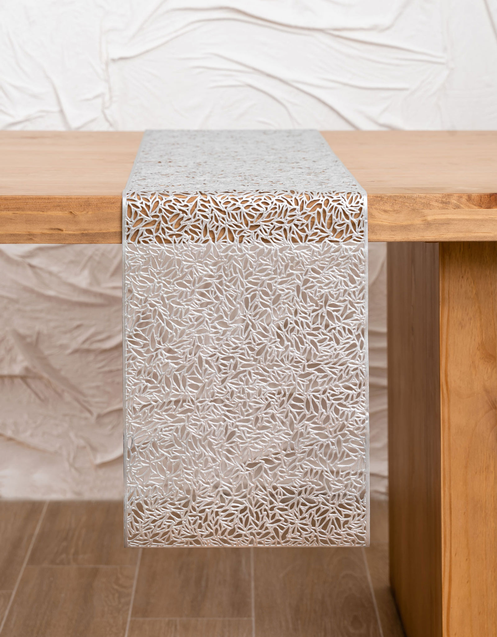 Table runner, 30x150 cm, PVC, silver, Azhur, image-5