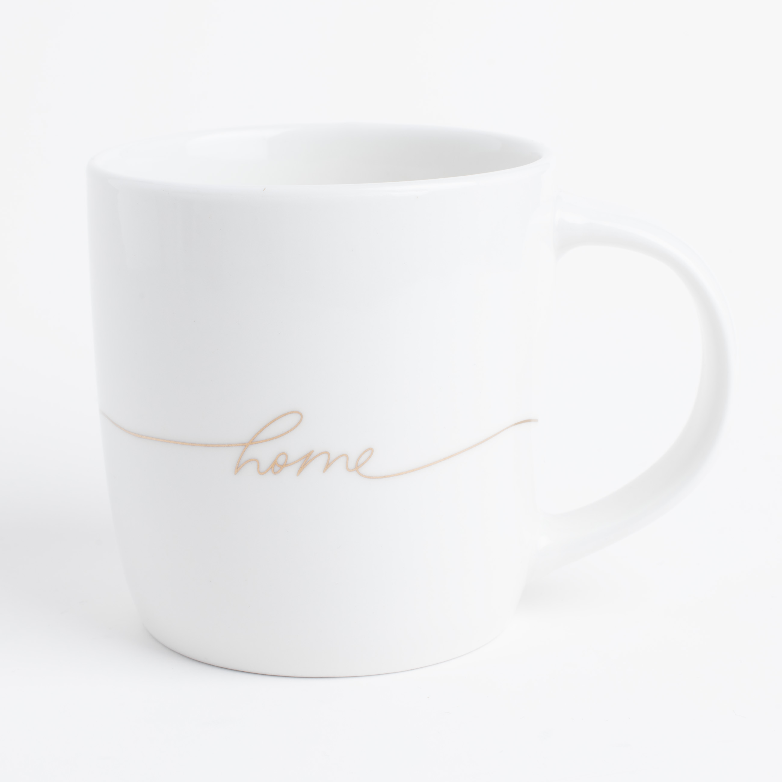 Mug, 330 ml, 4 pcs, porcelain N, beige/gray, Mix, Scroll
