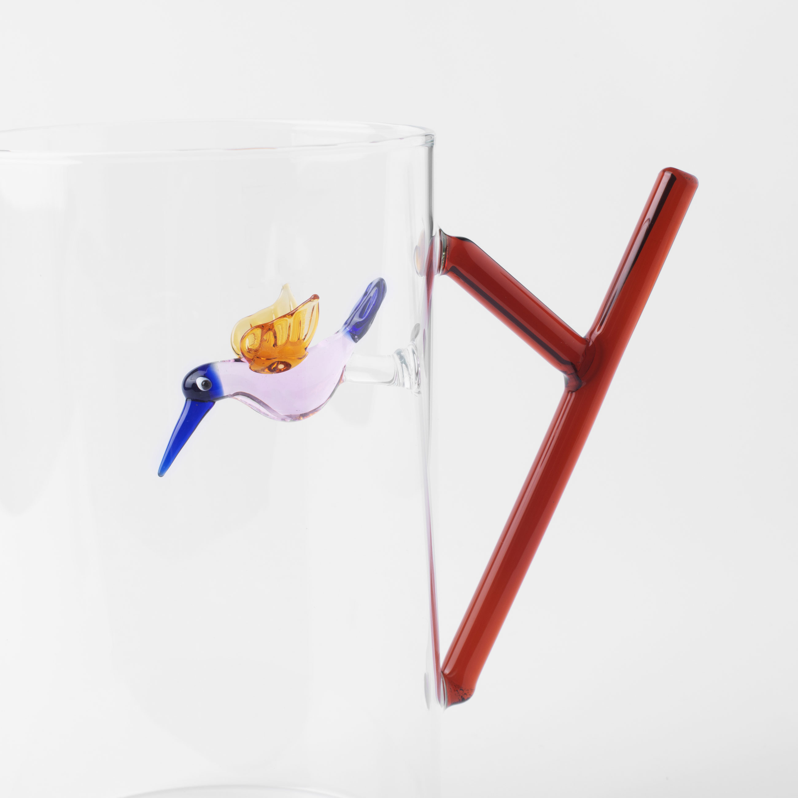 Jug, 1.4 l, glass B, brown handle, Hummingbird, Shape, image-1