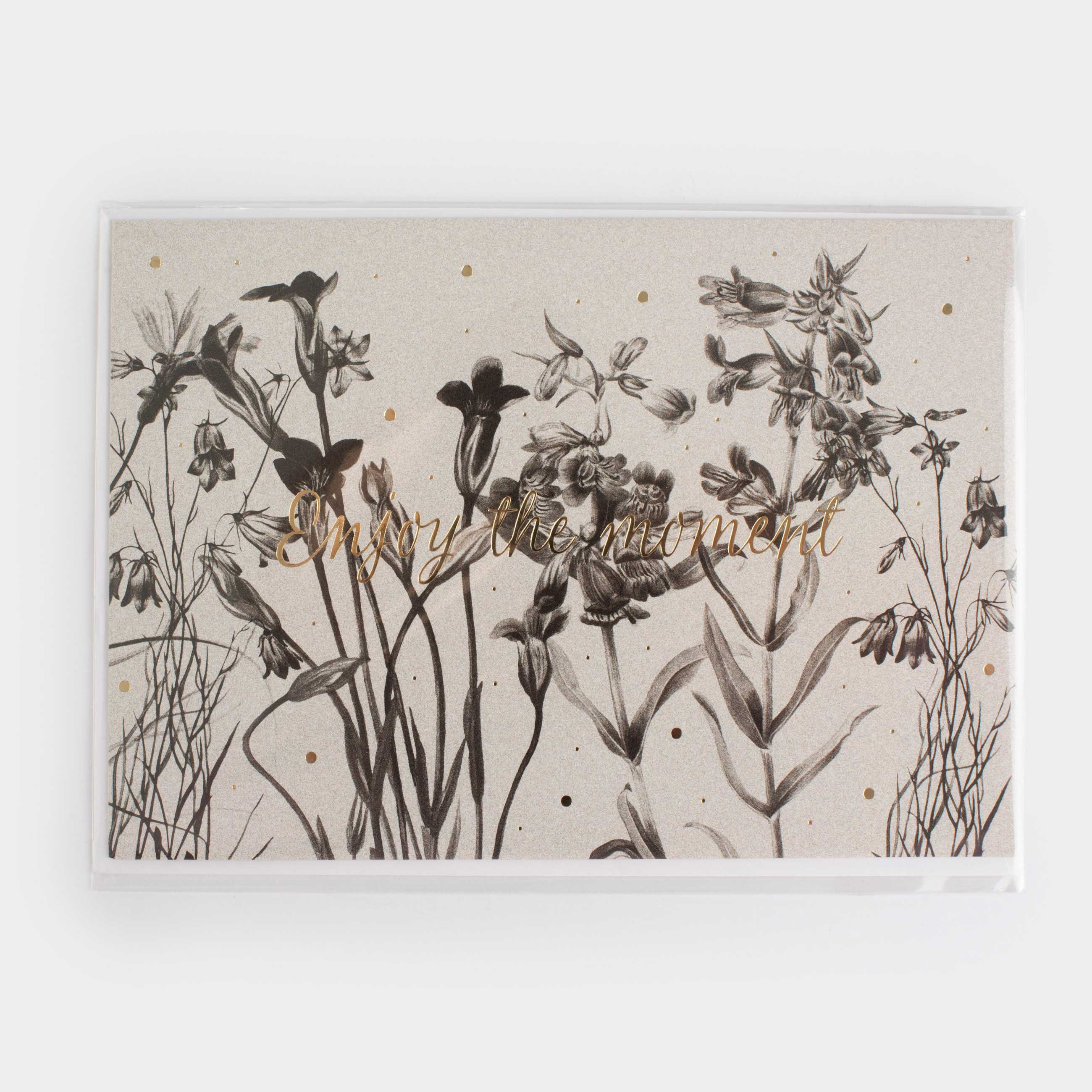 Gift envelope, 12x17 cm, paper, white, Flowers, Birthday, image-3