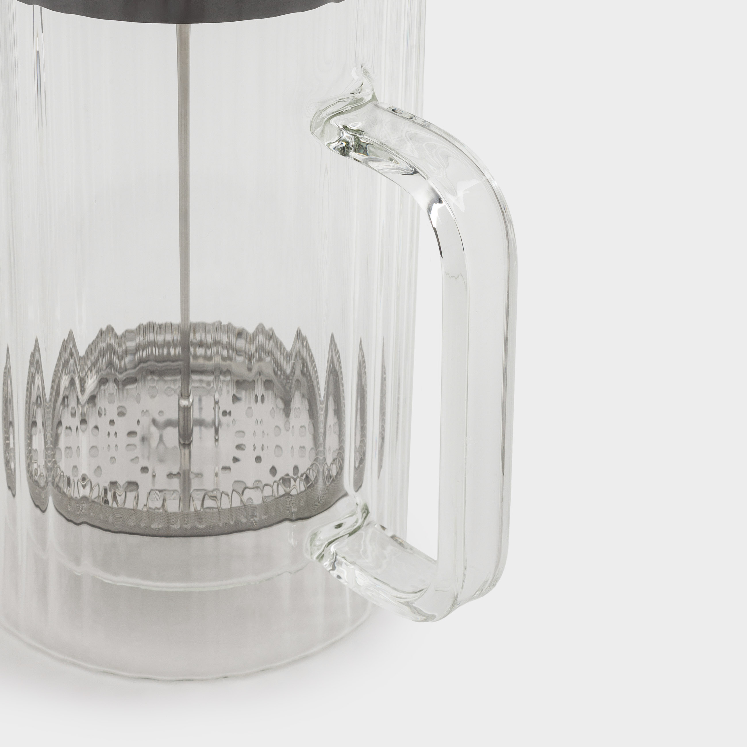 French press, 800 ml, glass B, Air ribby, image-2