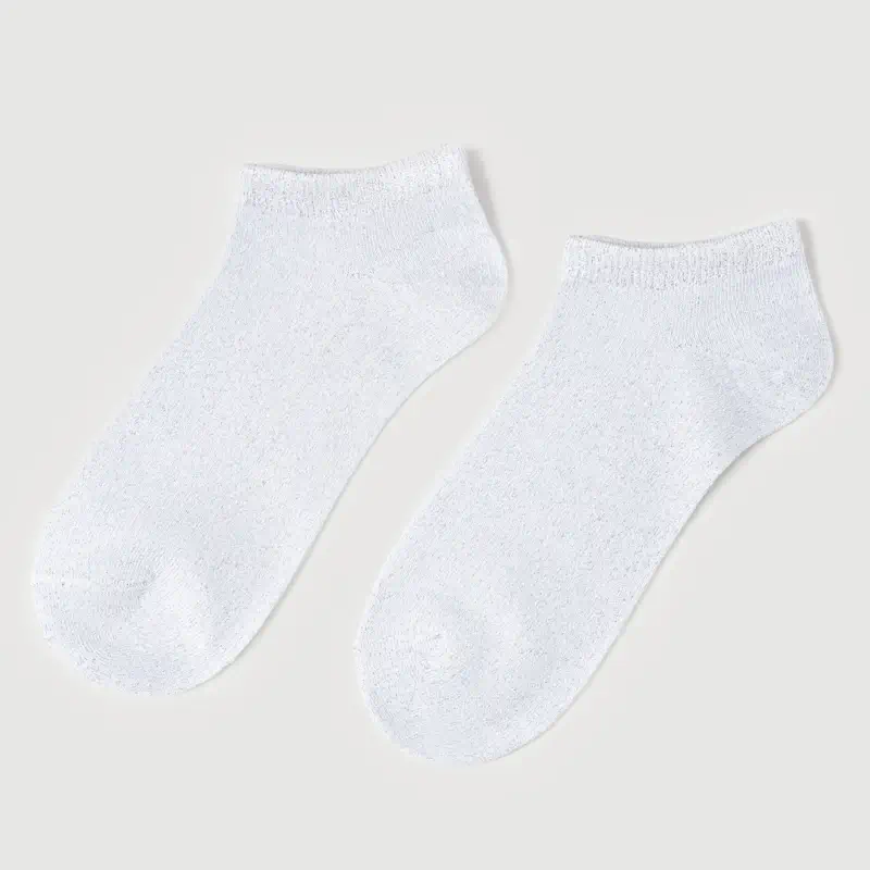 Women's socks, p. 36-38, cotton / polyester, white, Glint ,image-0