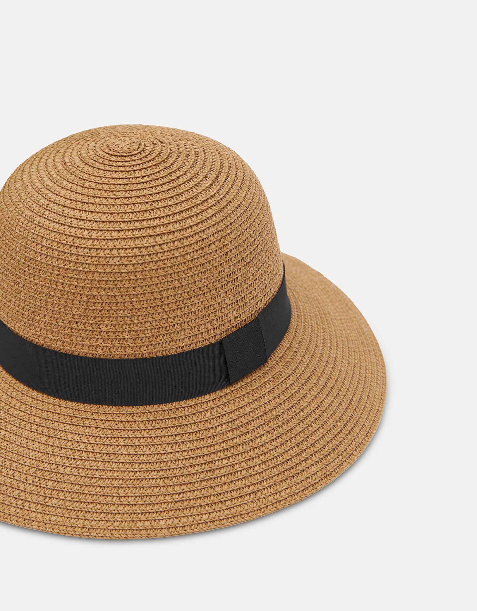 Hat, 57 cm, single size, paper / polyester, beige, Banjo, image-1