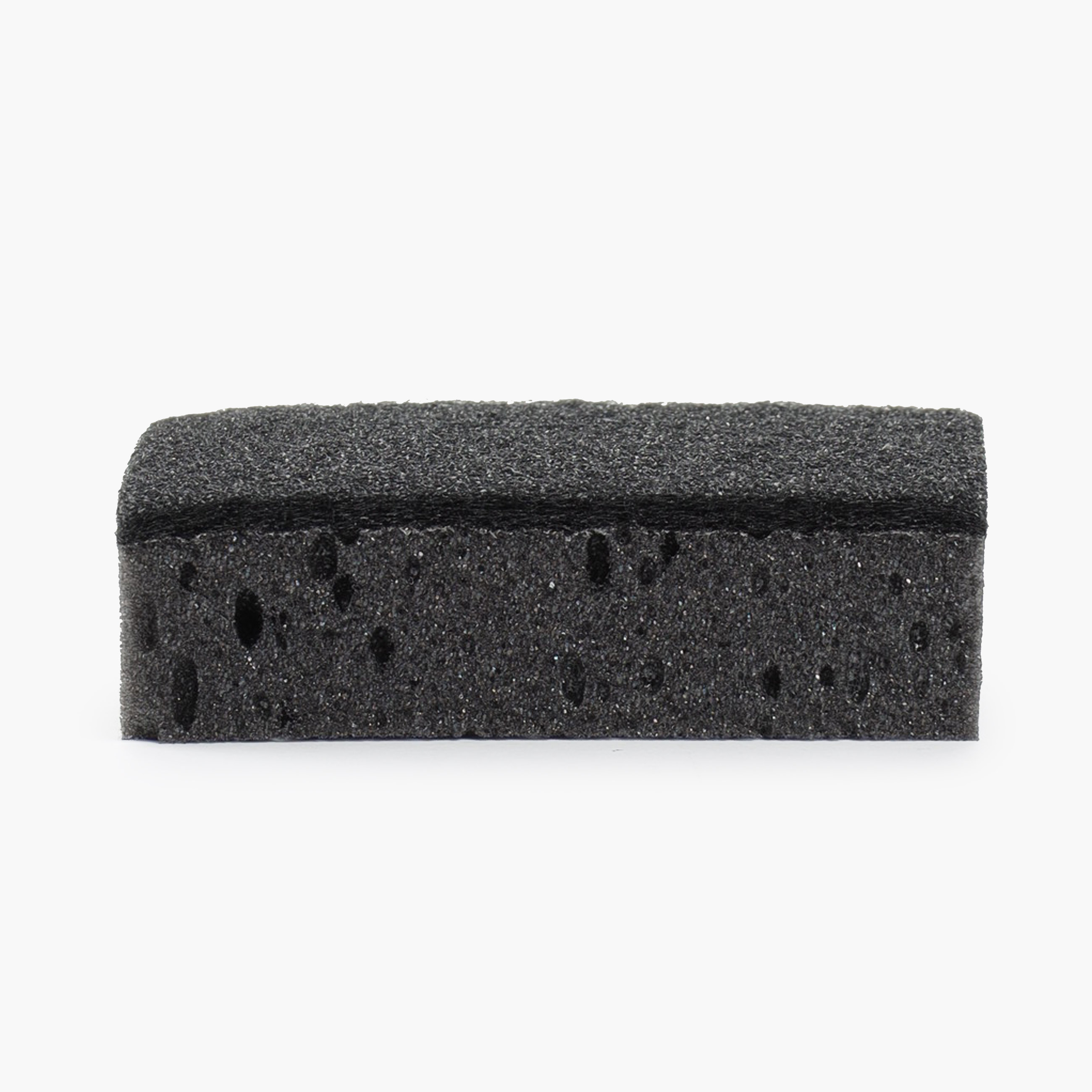 Dishwashing sponge, 10x7 cm, 5 pcs, foam/abrasive, rectangular, black, Black clean