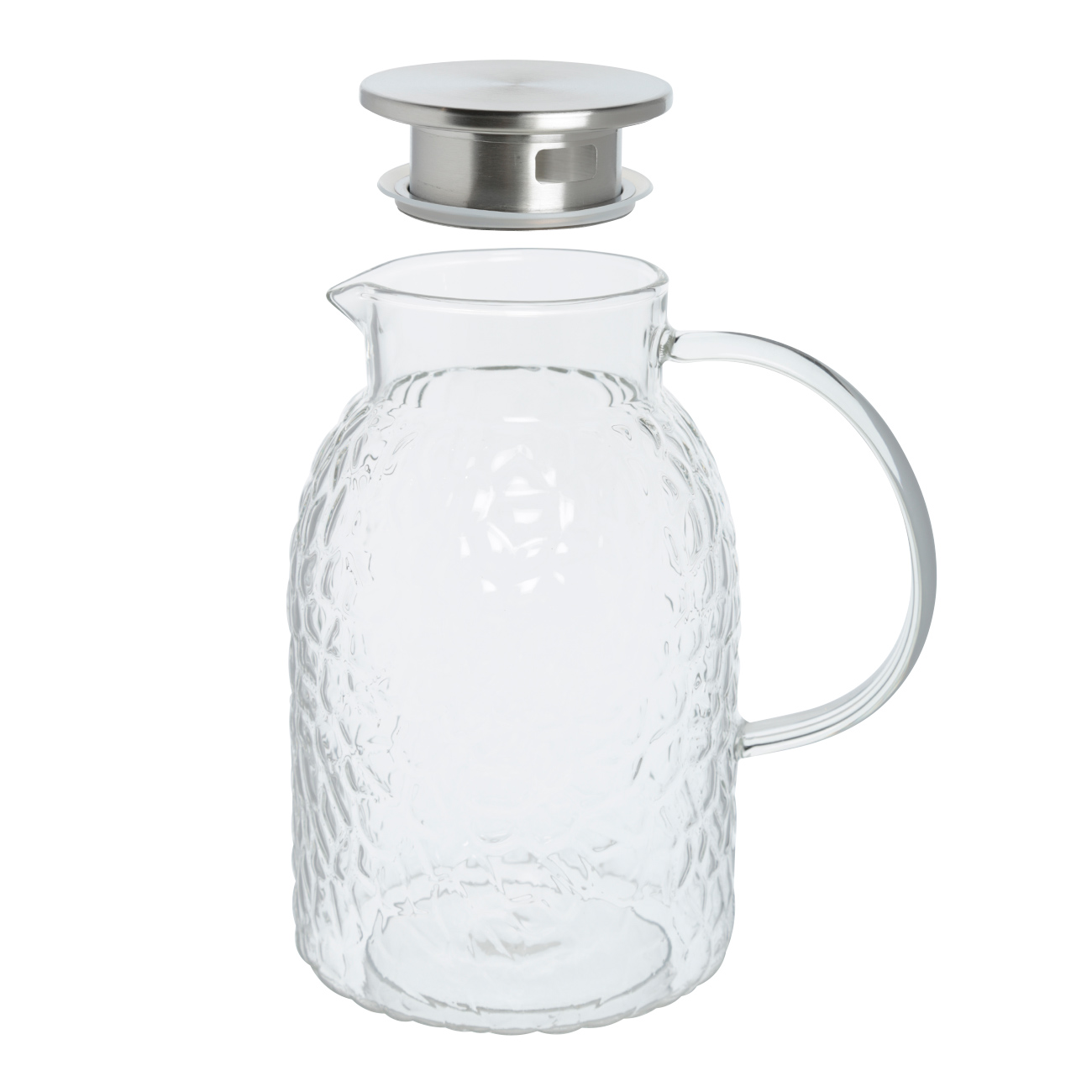 Set for drinks, 4 pers, 5 pr, used glass / steel, Litchi, image-3