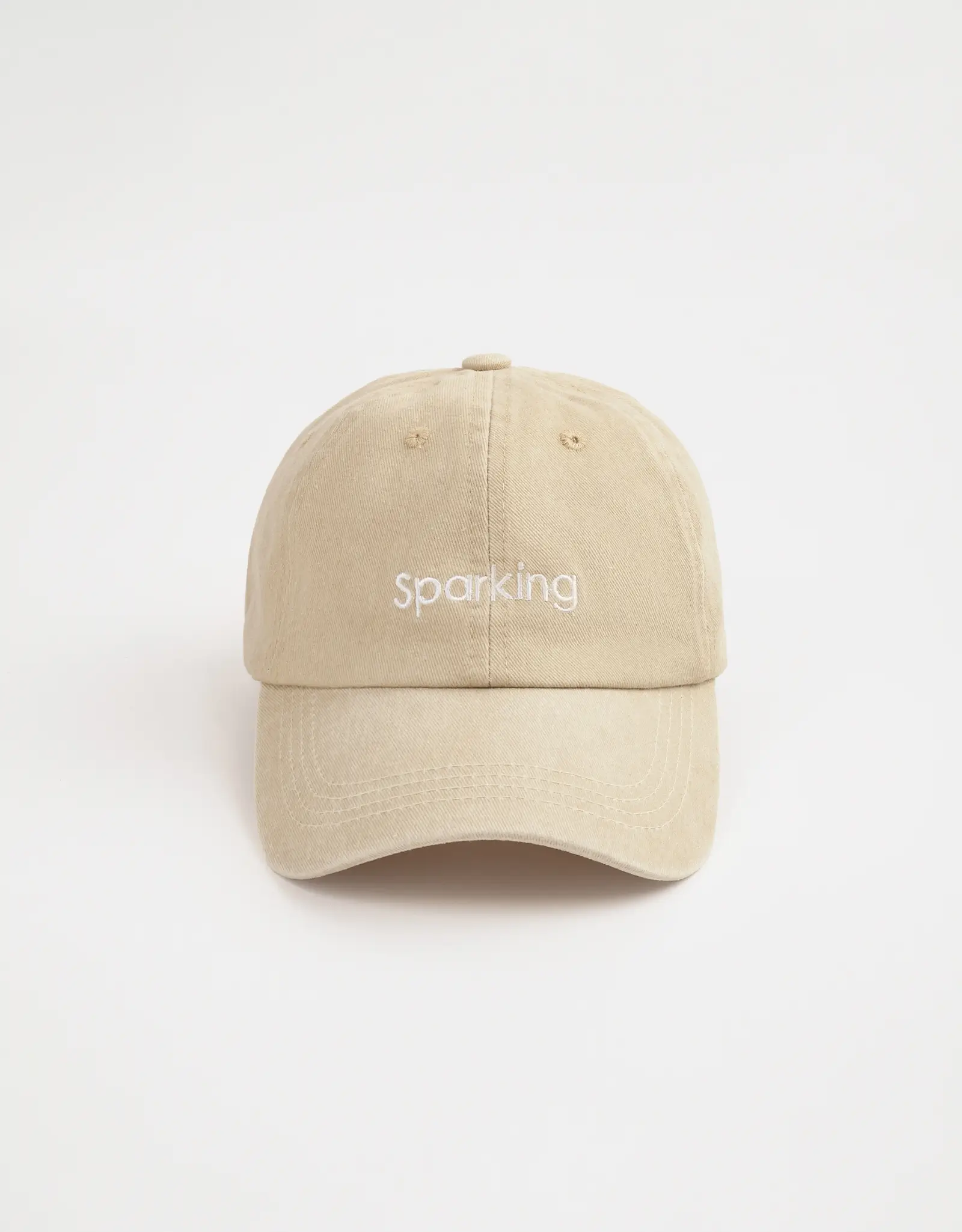 Baseball cap, 58 cm, single size, cotton, beige, Sparkling, Shore
