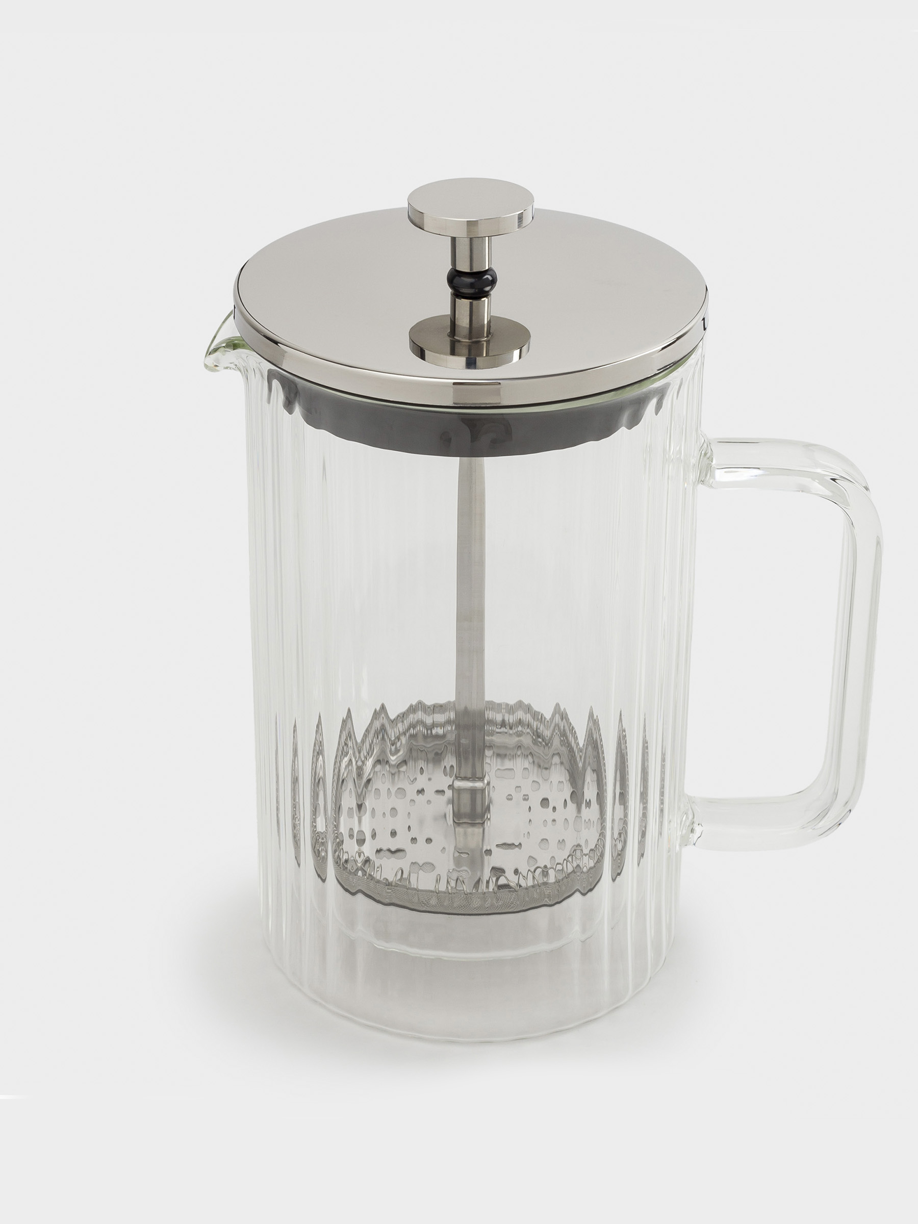 French press, 800 ml, glass B, Air ribby, image-2