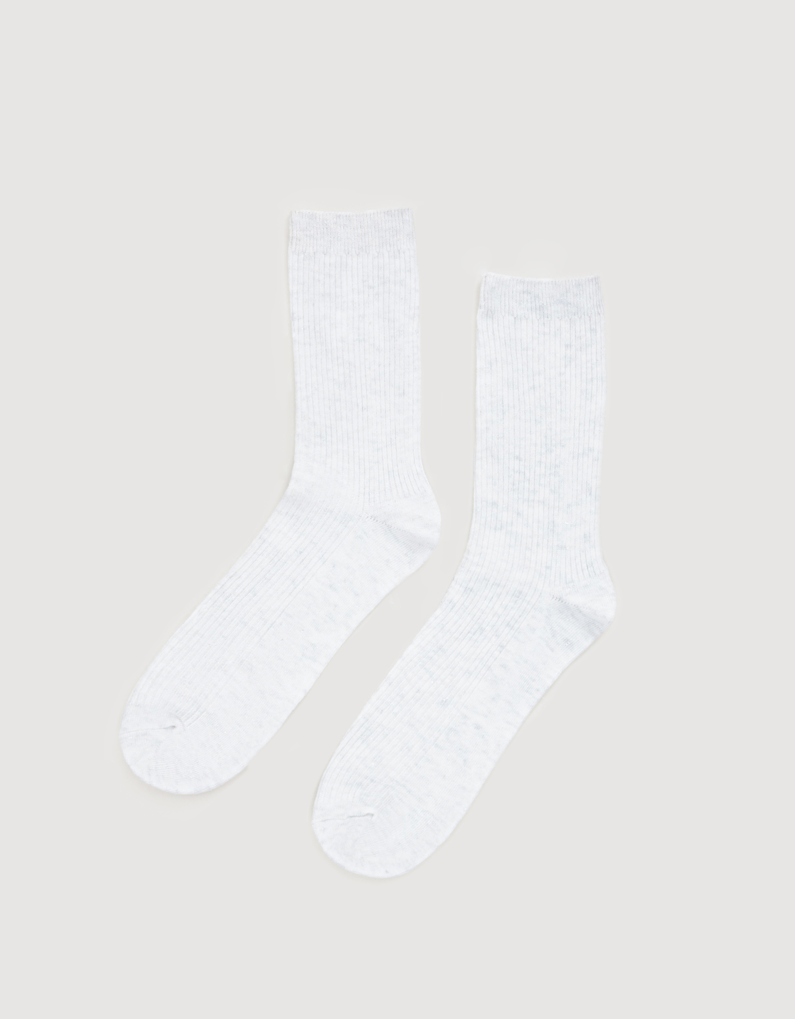 Women's socks, cotton / polyester, white, Rubchik