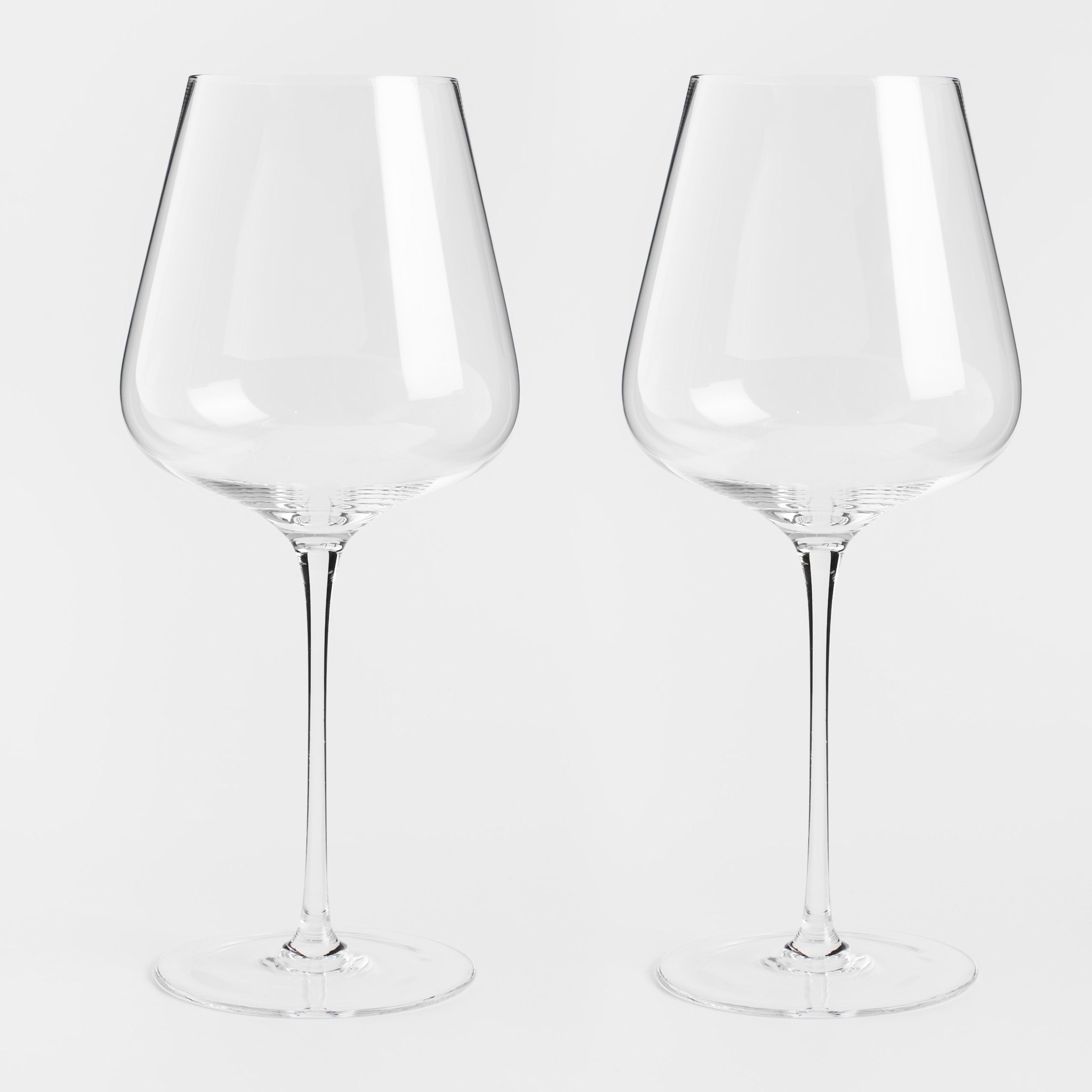 Red wine glass, 650 ml, 2 pcs, crystal glass, Ferentino, image-3
