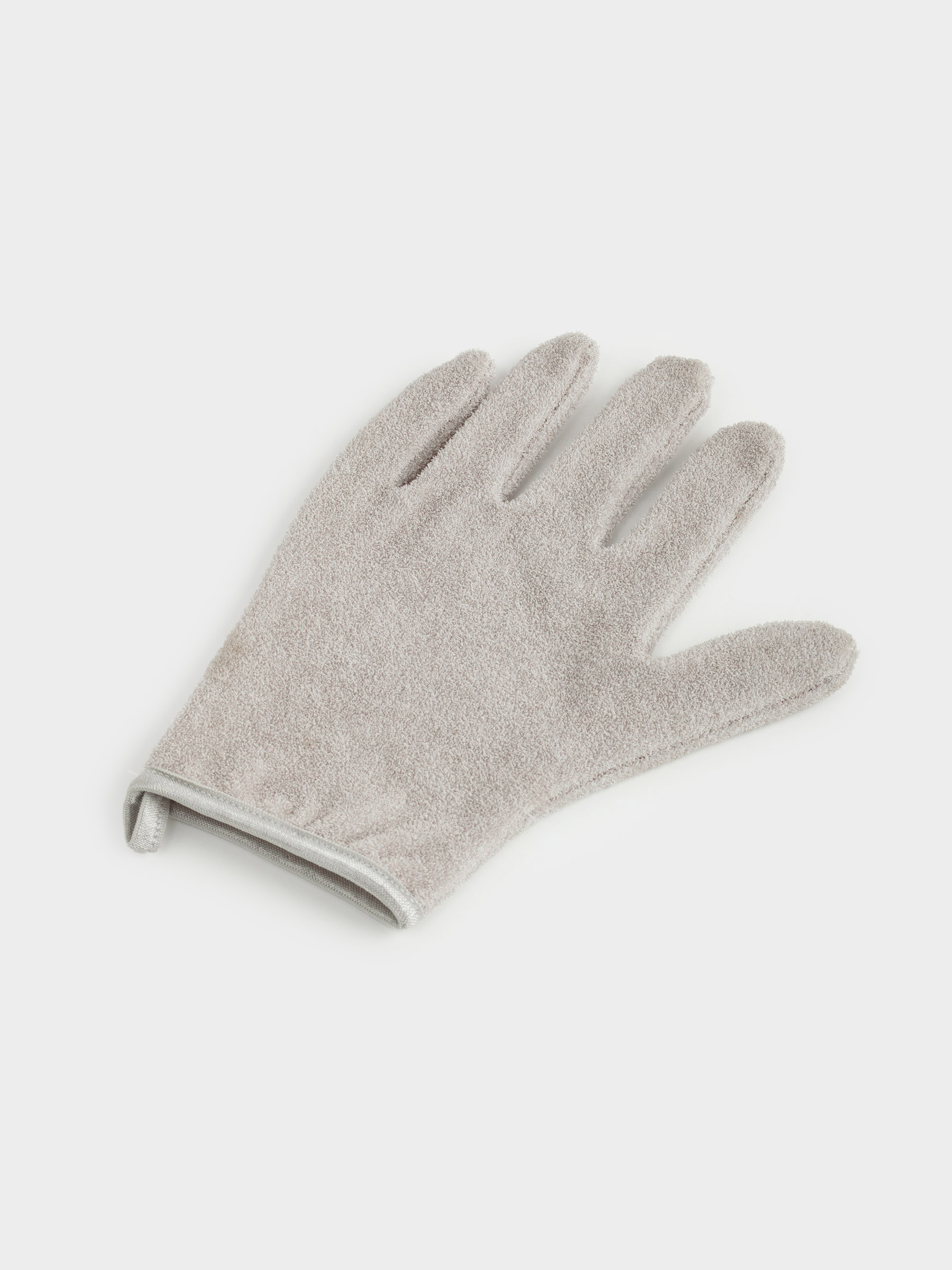 Body wash glove, 12x20 cm, bamboo, grey, Bamboo spa, image-2