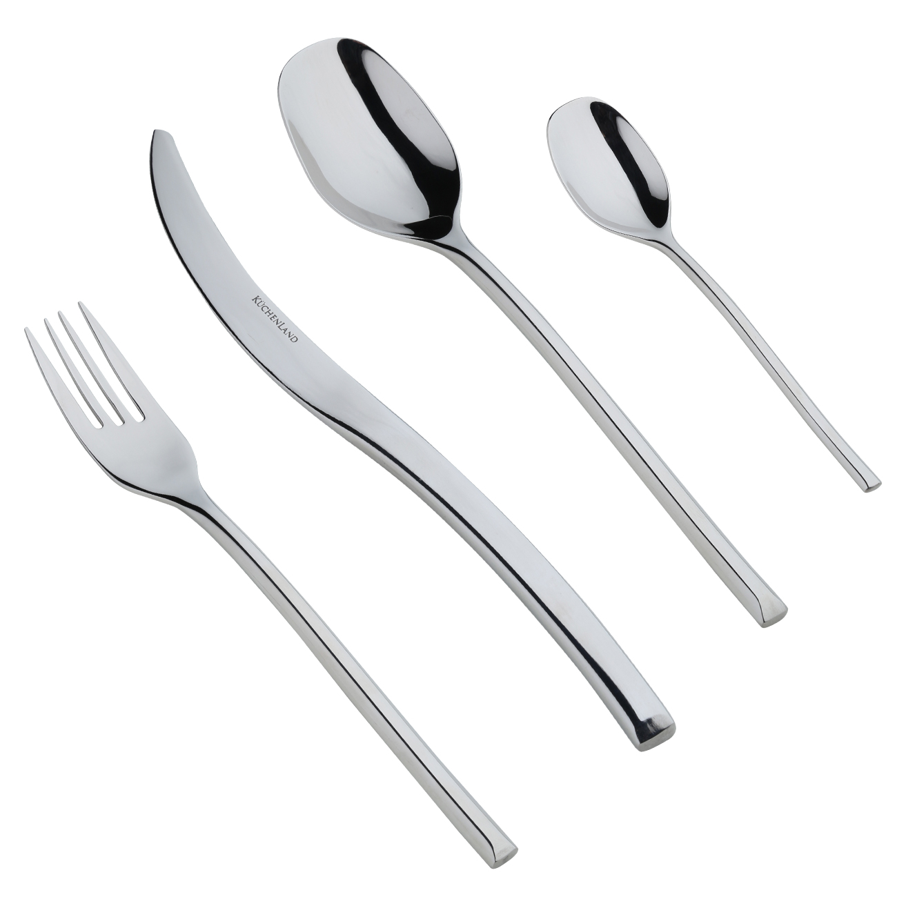 Kitchenware, 6 pers, 24 pcs, steel, New York City, image-0