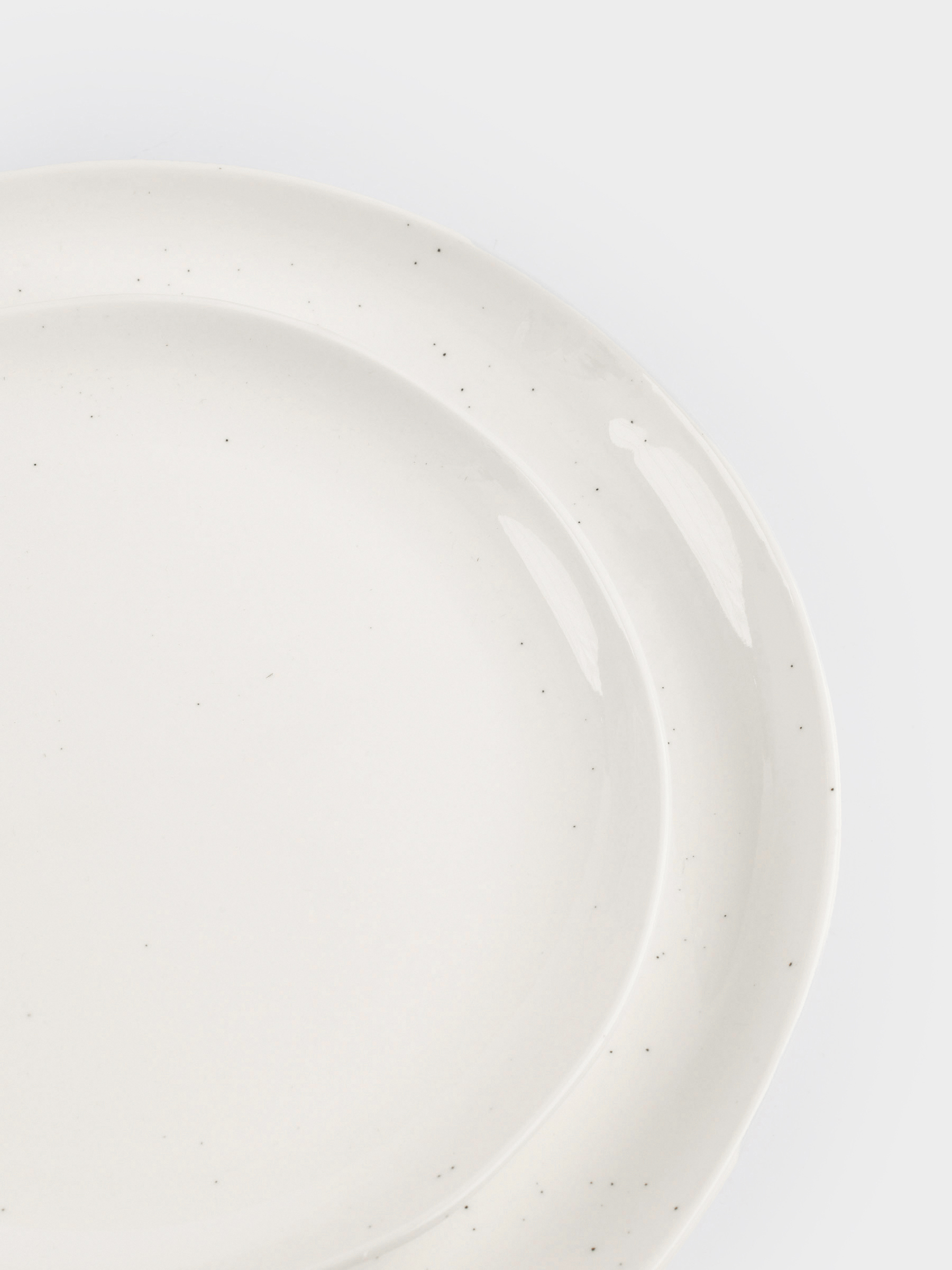 Dining set, 6 pers, 18 pr, porcelain N, milk, Dots, Boho, image-6