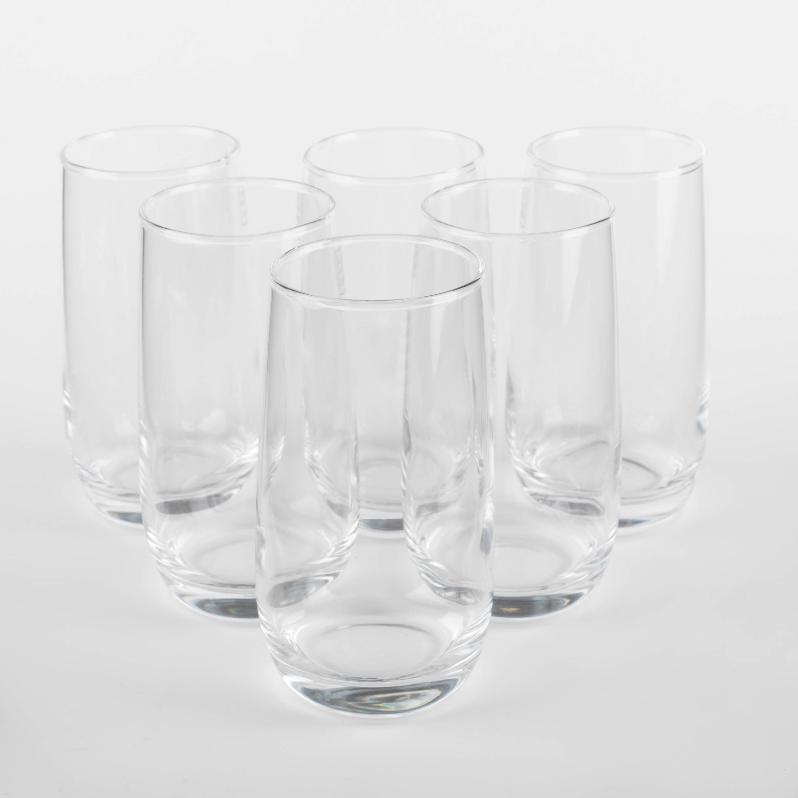 Glass, 13 cm, 360 ml, 6 pcs, glass, Lecco, image-1