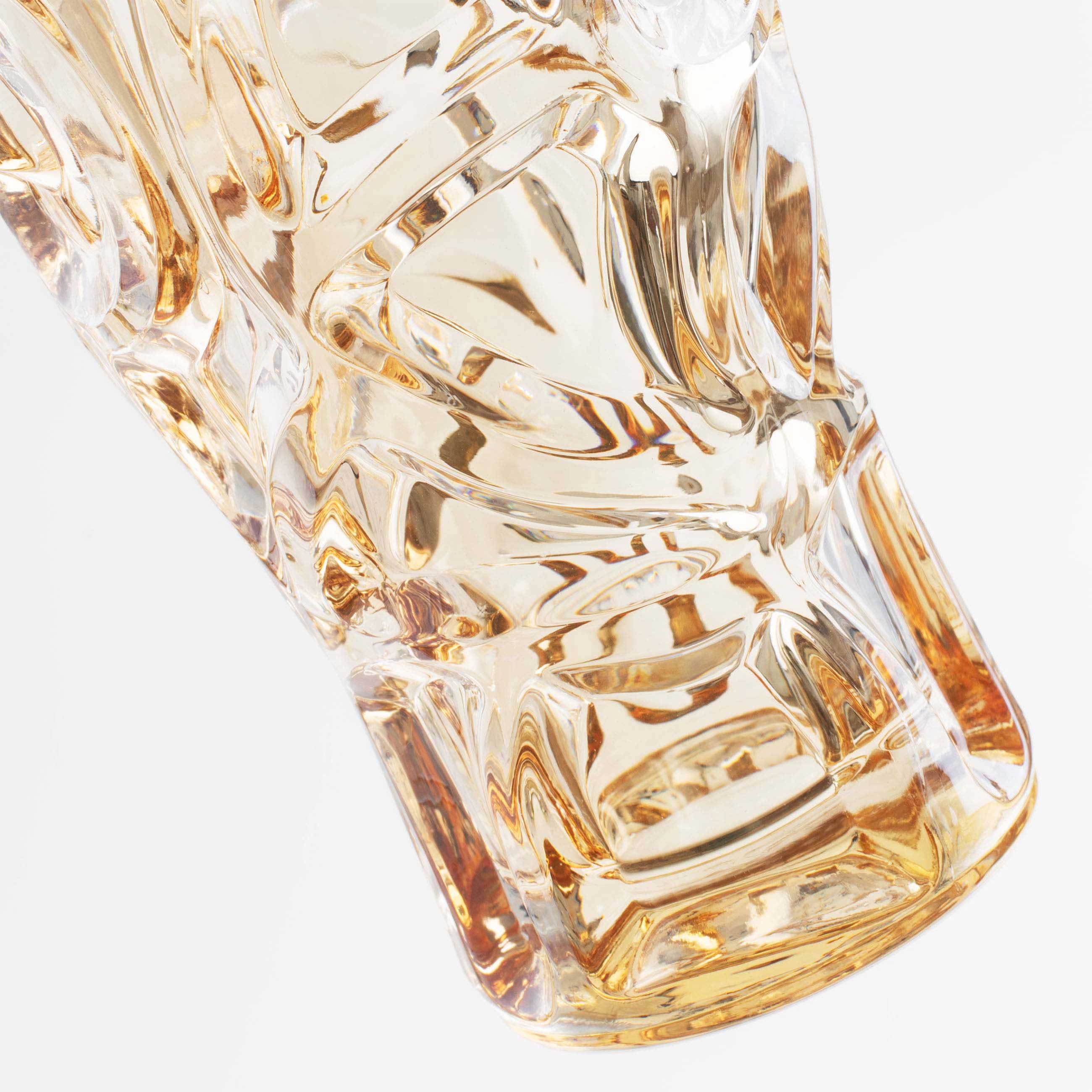 Glass, 15 cm, 270 ml, glass R, amber, Patterns, Gala
