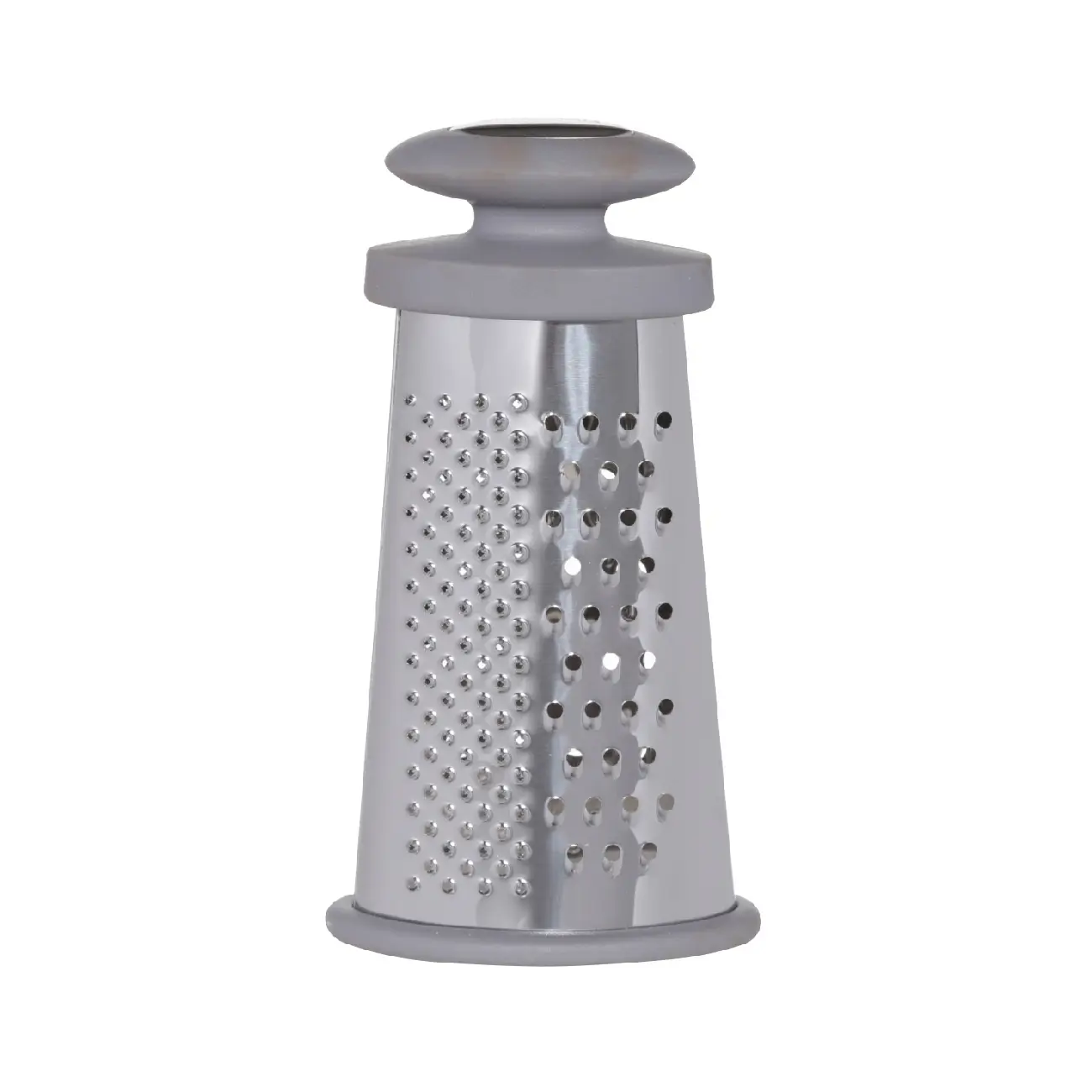 Grater, 15 cm, two-sided, steel / plastic, grey, Thin, image-0