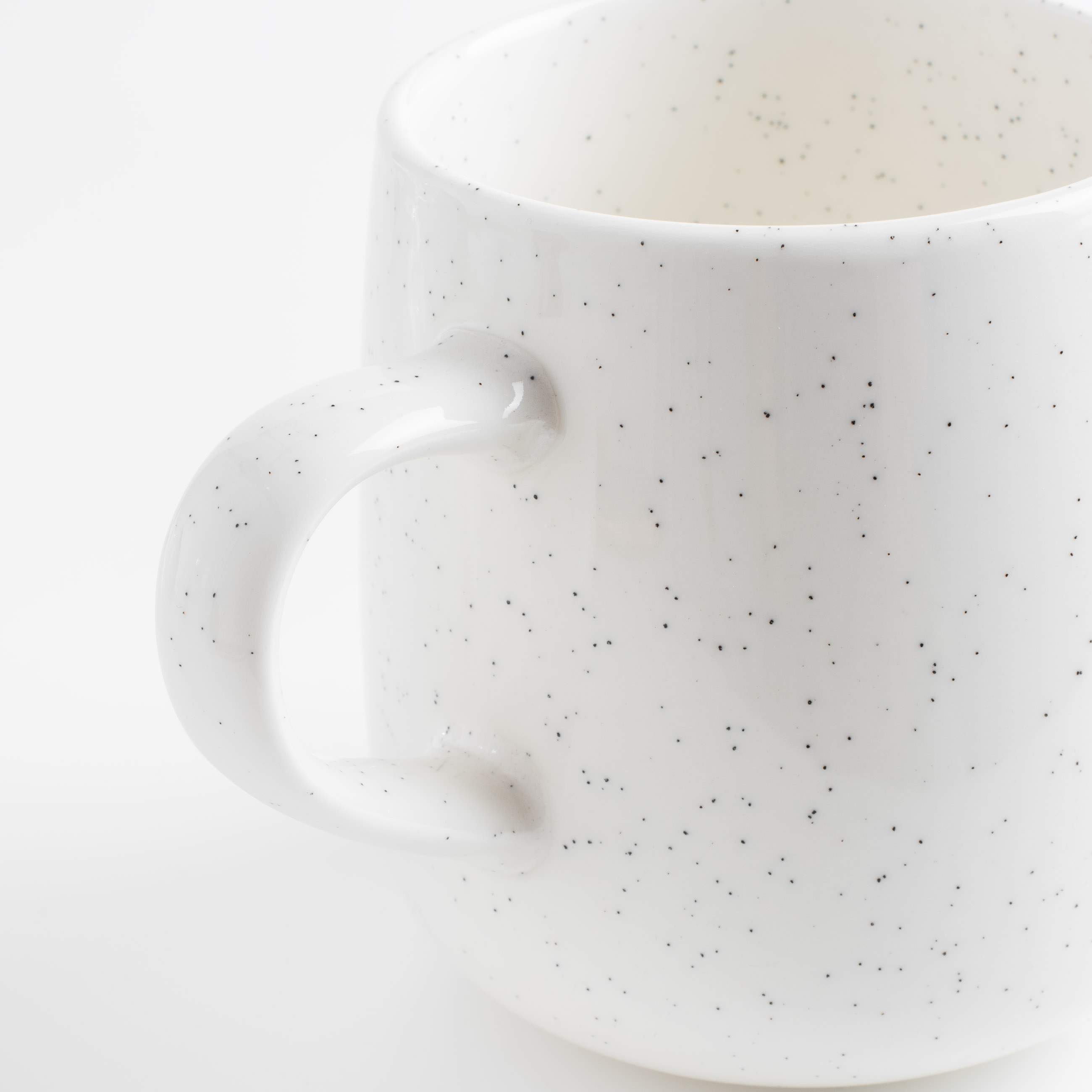 Mug, 500 ml, porcelain N, milk, Dots, Boho