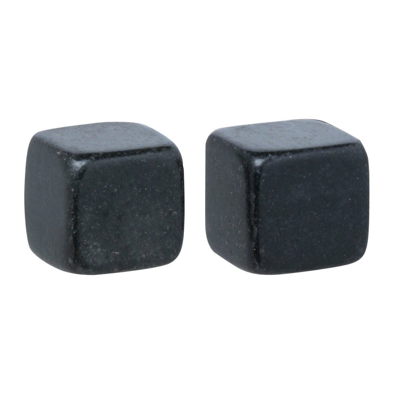 Set of cubes for cooling drinks, 10 pr, in a box, basalt