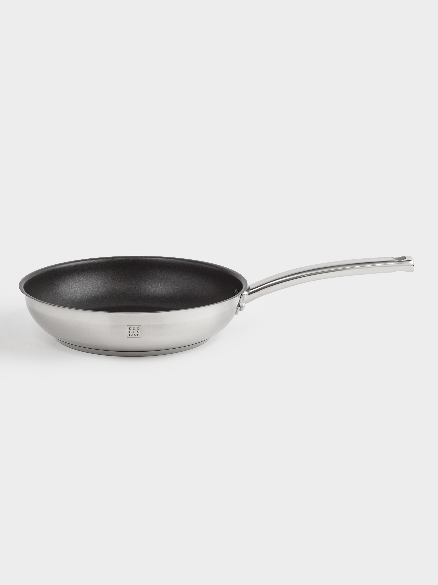 Frying pan, 24 cm, coated, steel, Silver Stone, image-1