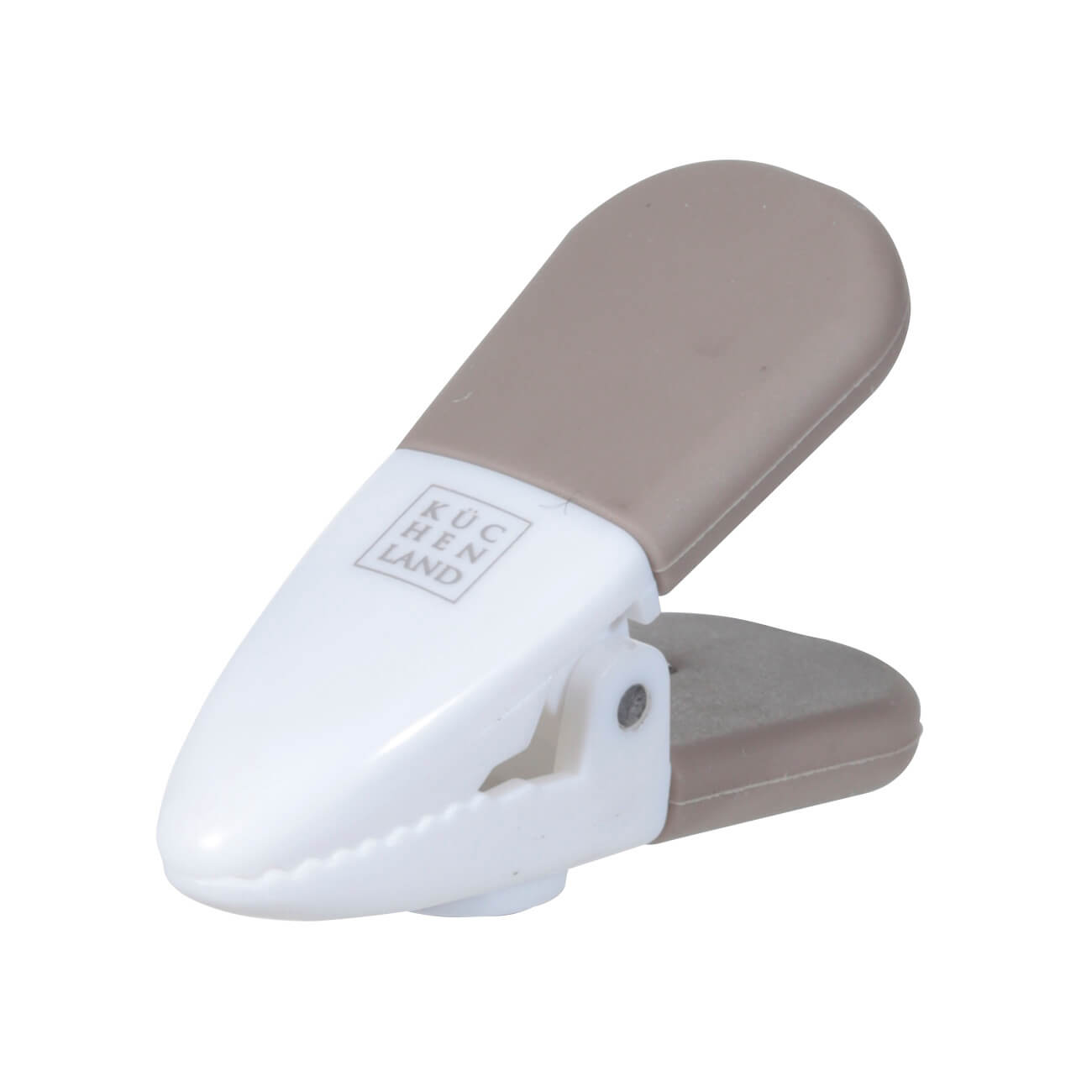 Clothespin for notes, 6 cm, with magnet, plastic, Brown, Soft Kitchen