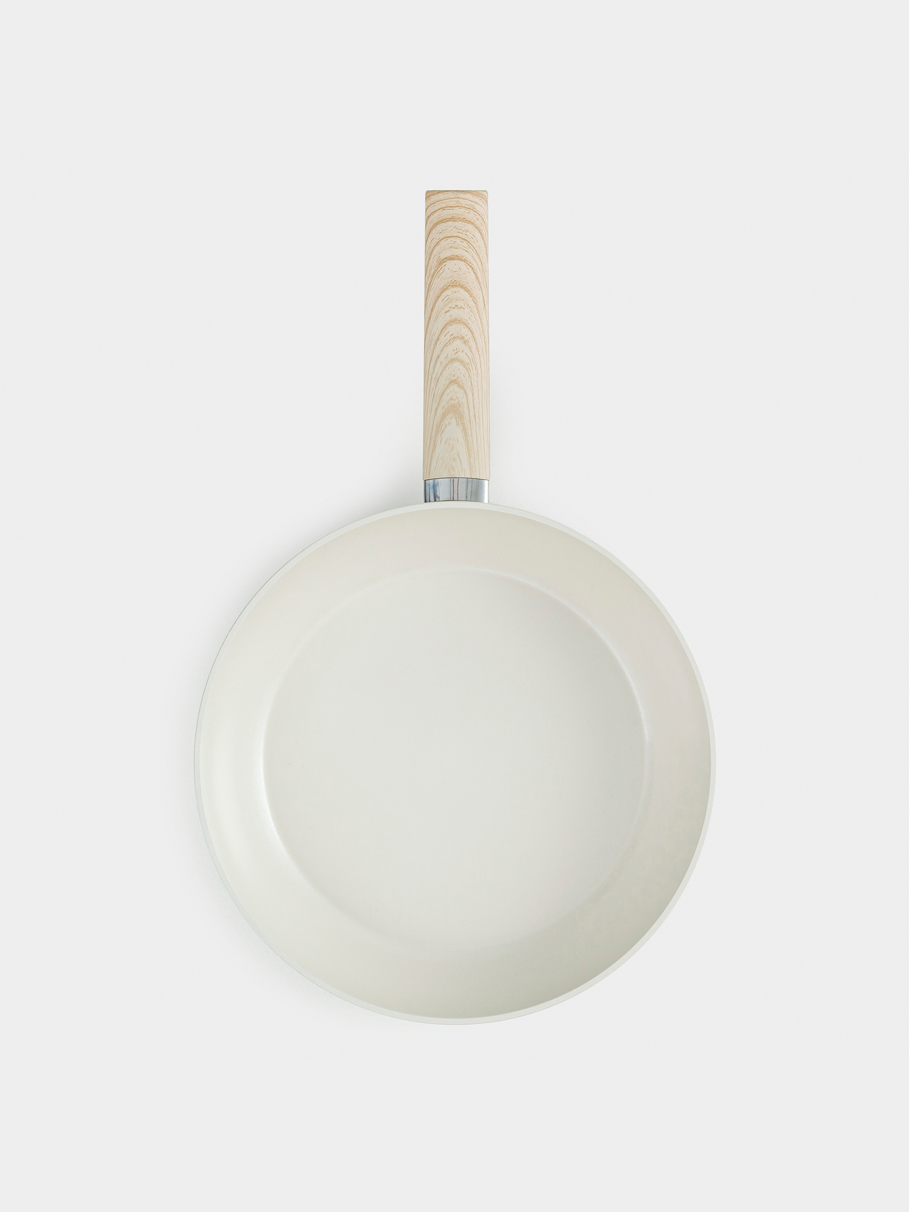 Frying pan, 24 cm, coated, aluminum, milky, Sentimentality, image-1