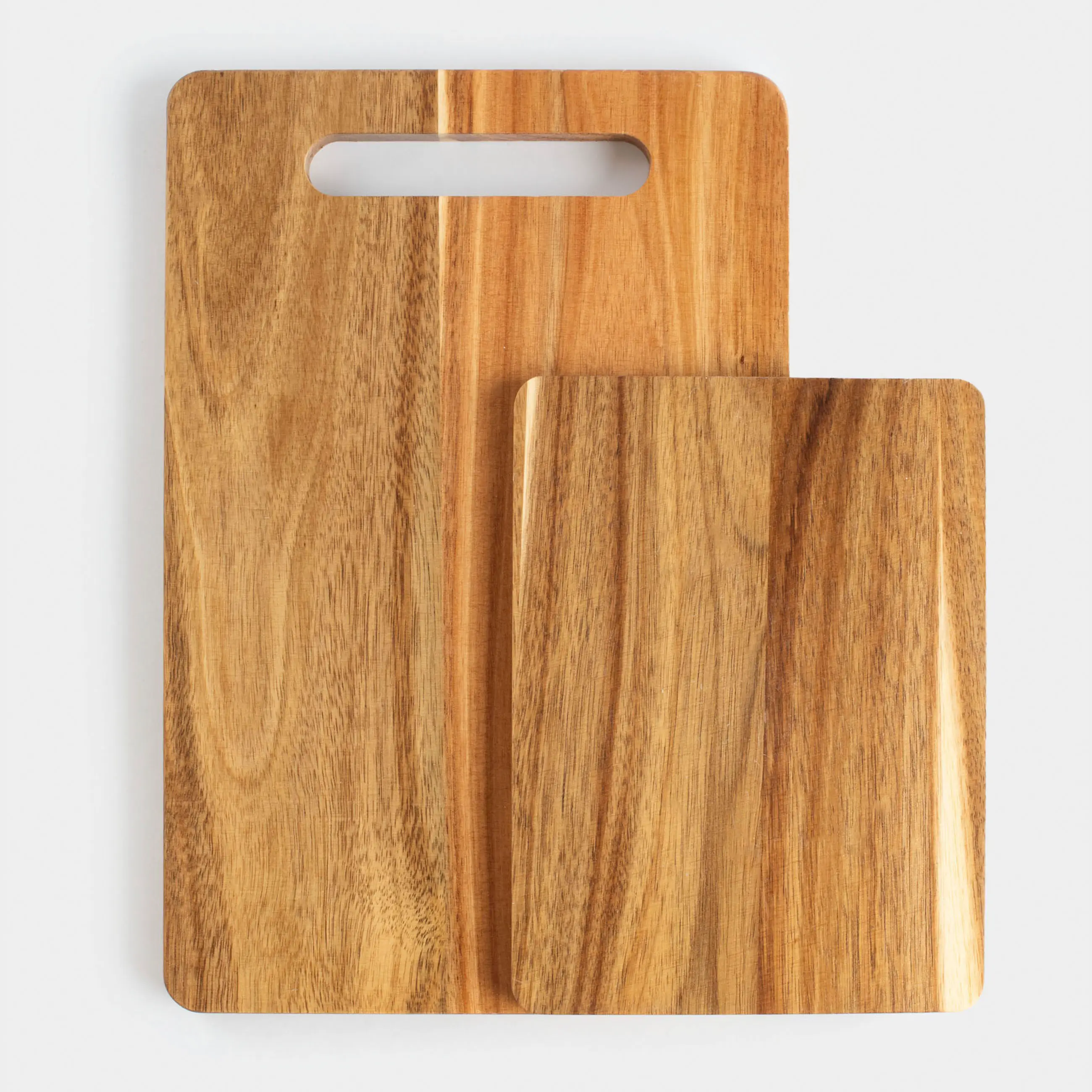 Cutting boards set, 20/30 cm, 2 pcs, rectangular, wood, Noble tree