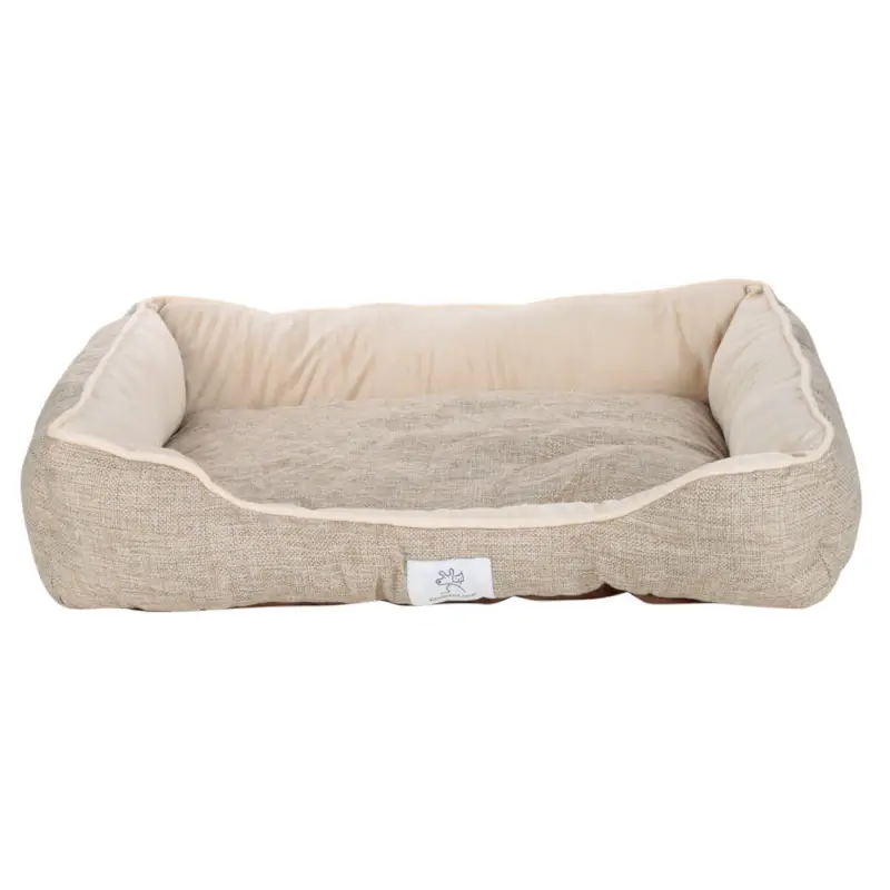 Animal lounger, 61x50x13 cm, polyester, beige, Funny pet