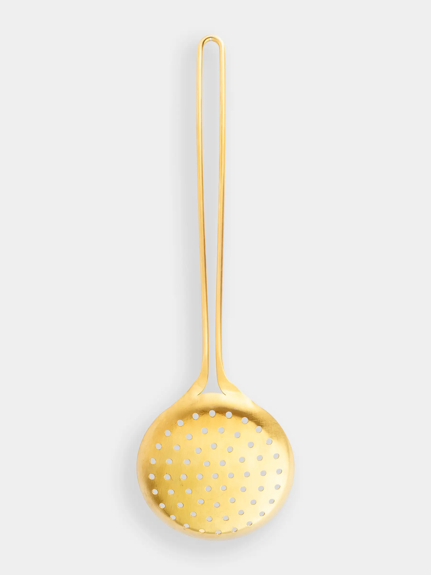 Skimmer, 37 cm, steel, gold, Device gold