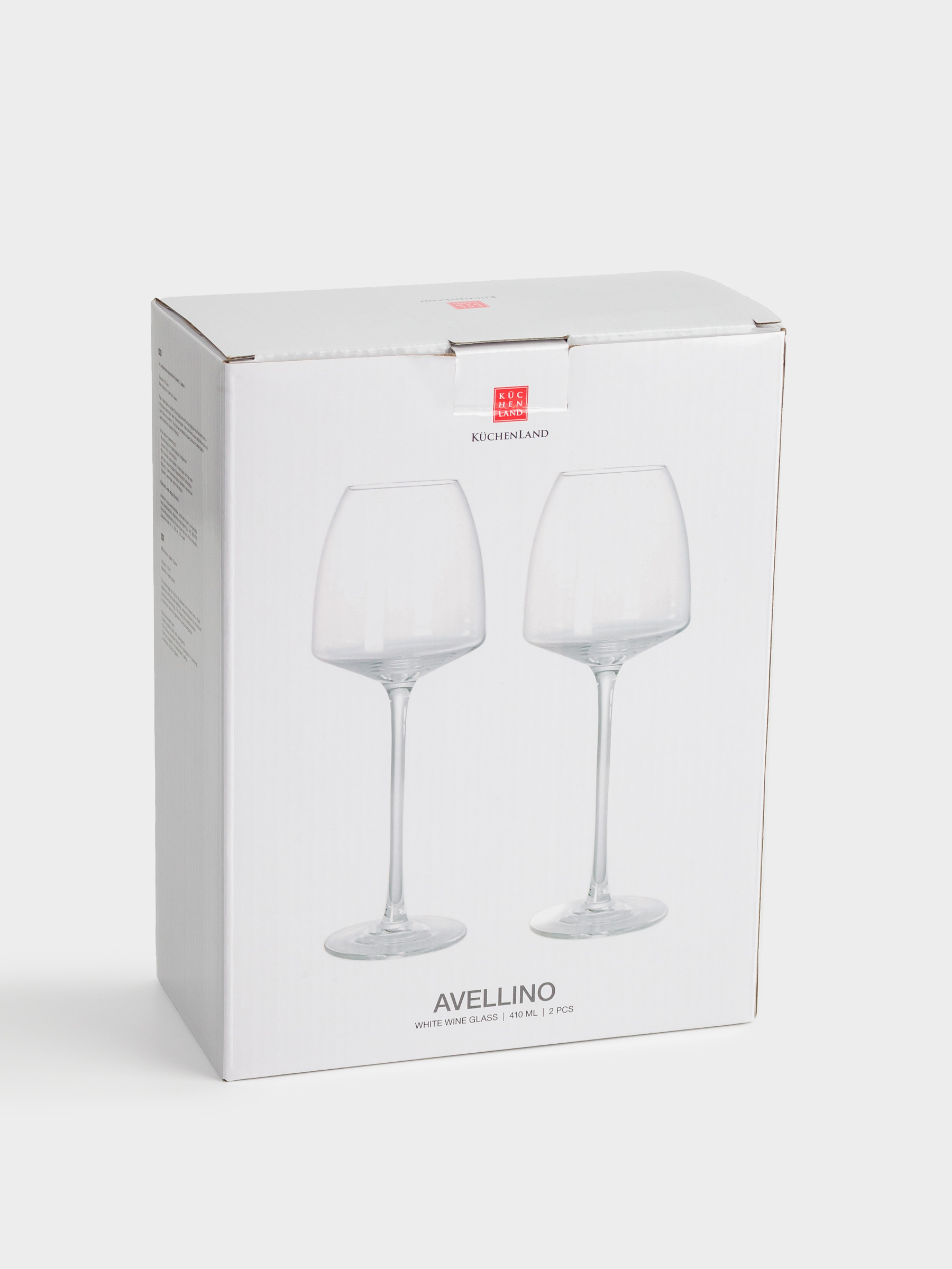 Drinking glass, 410 ml, 2 pcs, crystal glass, Avellino, image-5