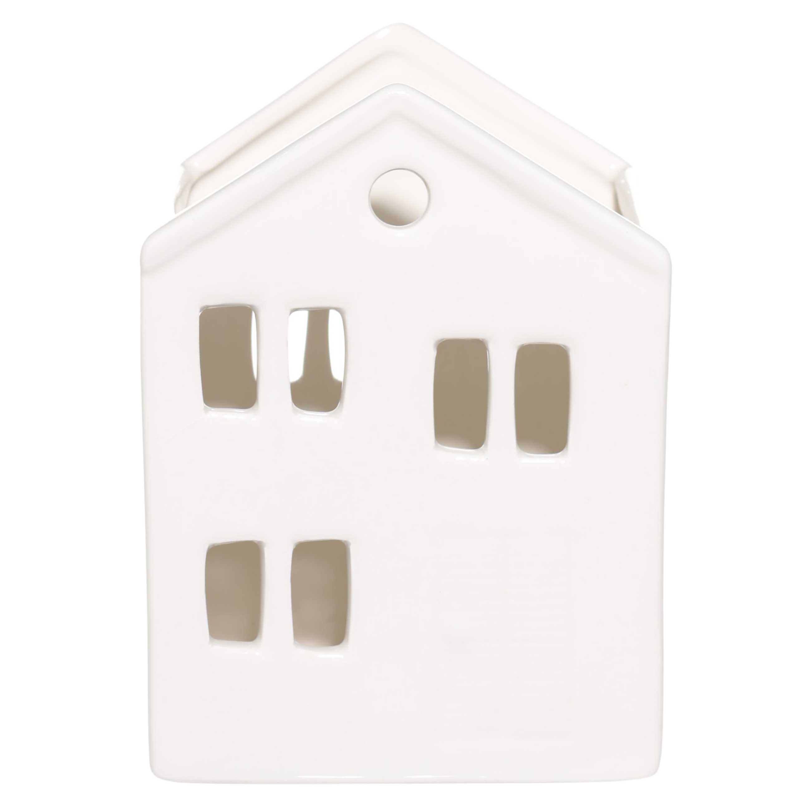 Kitchen accessories stand, 15 cm, ceramic, white, House, House shape, image-0