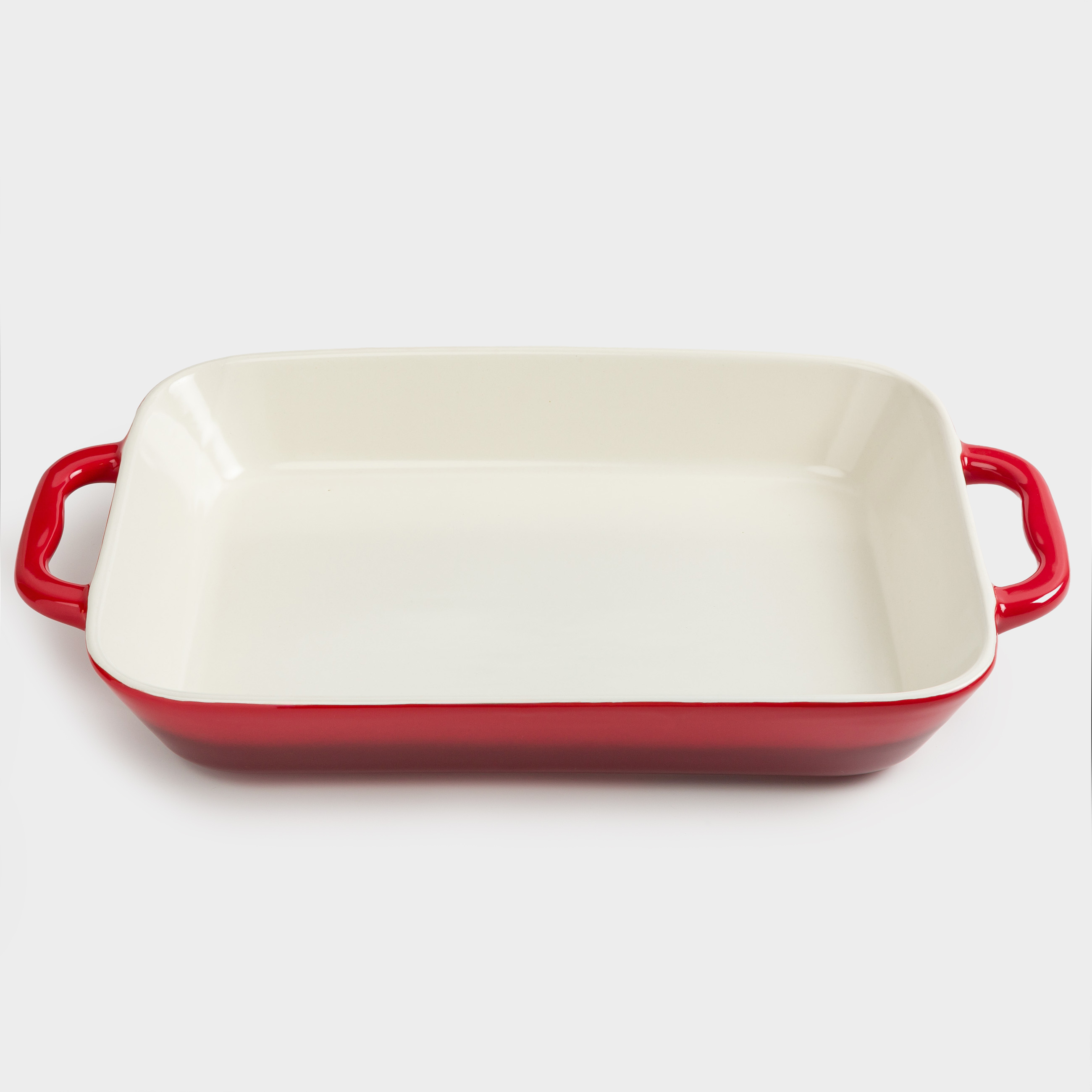Baking dish, 34x24 cm, ceramic, rectangular, burgundy, Gradient, Cakes gradient