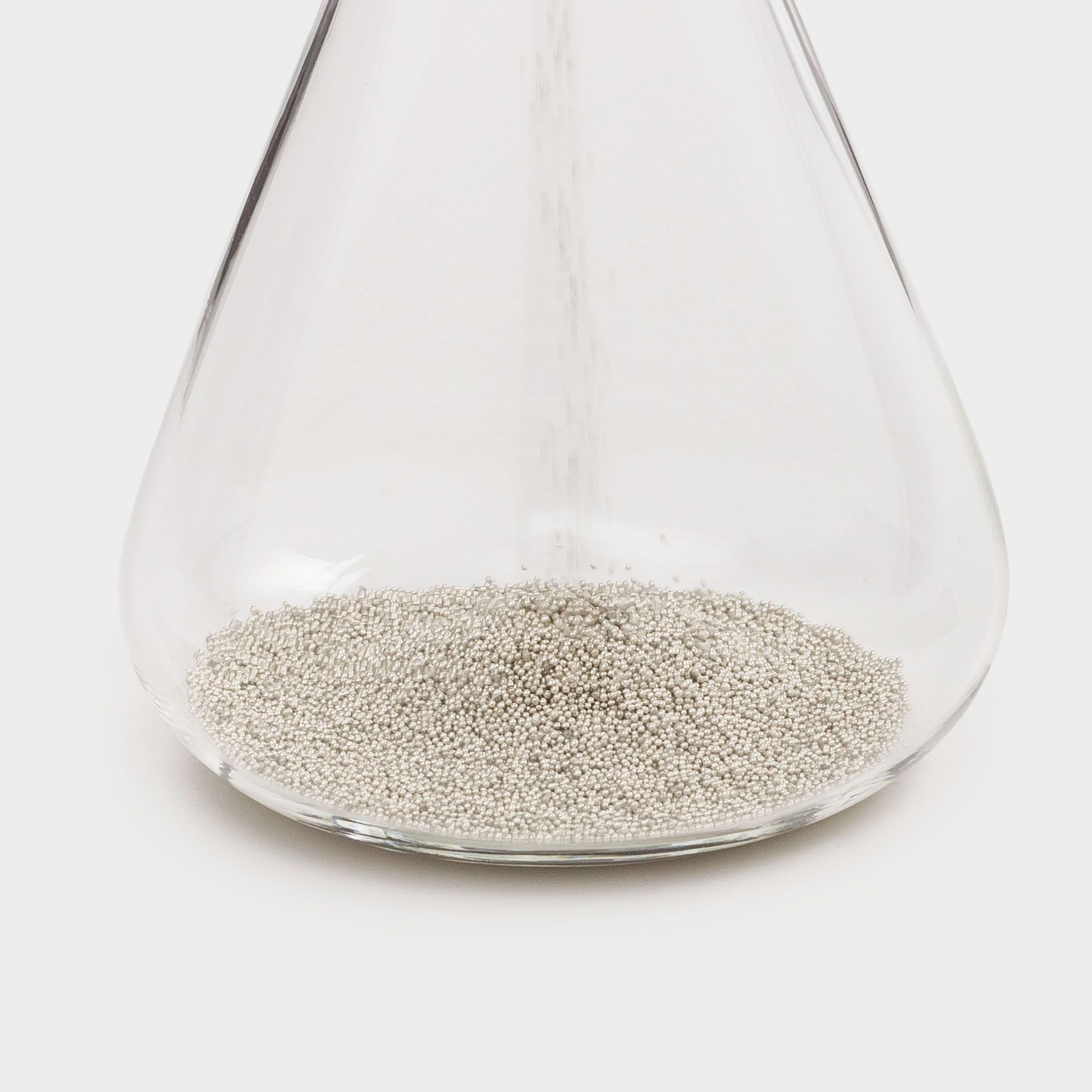 Hourglass, 16 cm, 2 minutes, with sequins inside, glass / sequins, silver, Sand time, image-4