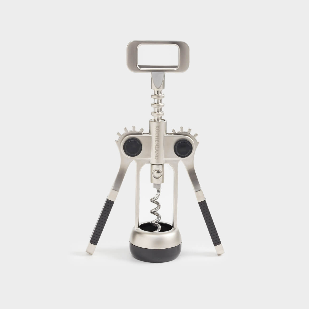 Lever corkscrew, 18 cm, metal / plastic, Accelerated, image-0