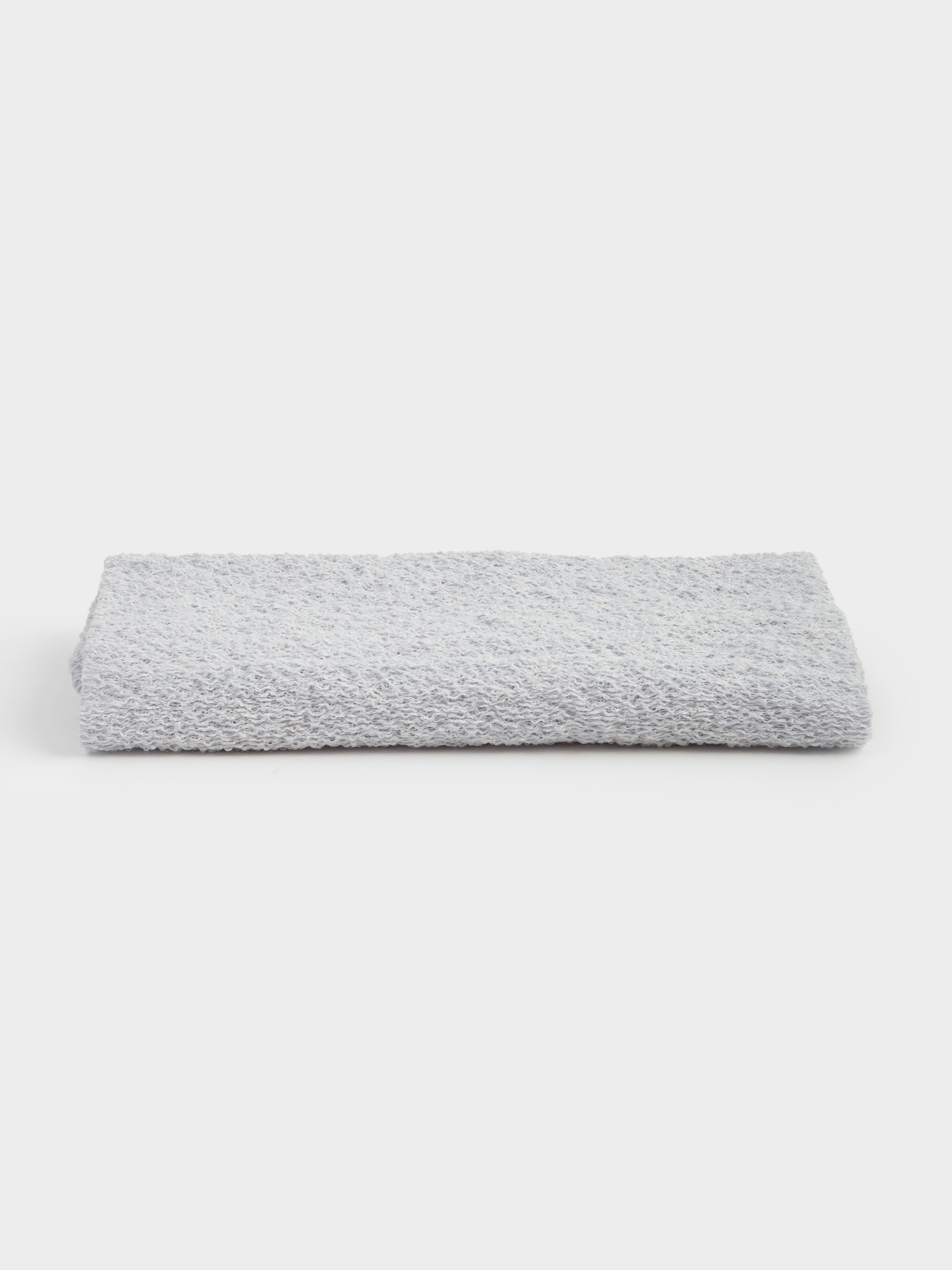 Washcloth-tape for washing the body, 45x21 cm, nylon / cotton, gray-blue, Unique spa, image-3
