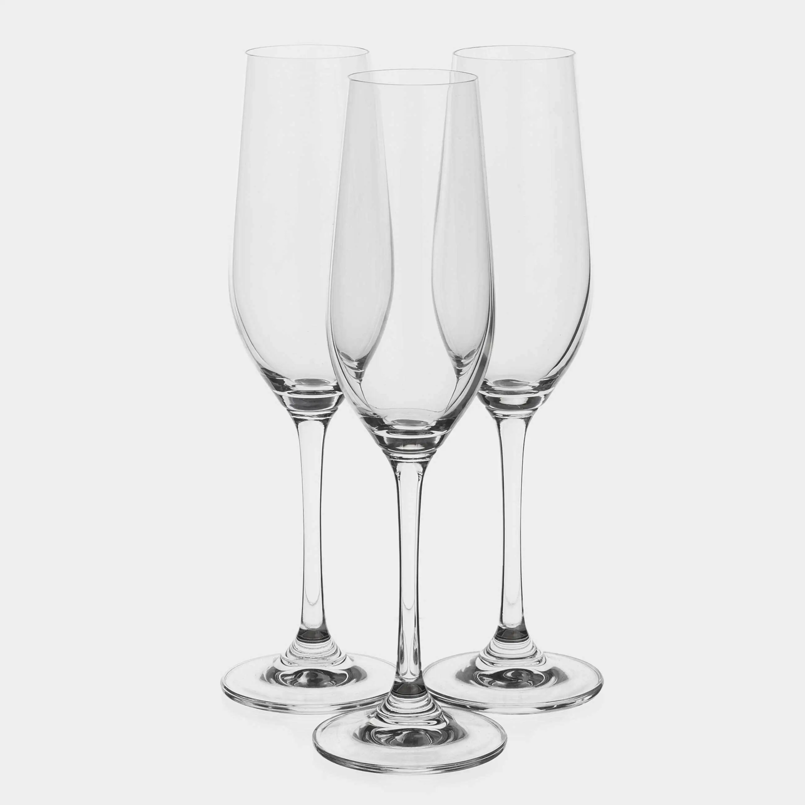 Champagne glass, 230 ml, 6 pcs, glass, Palermo