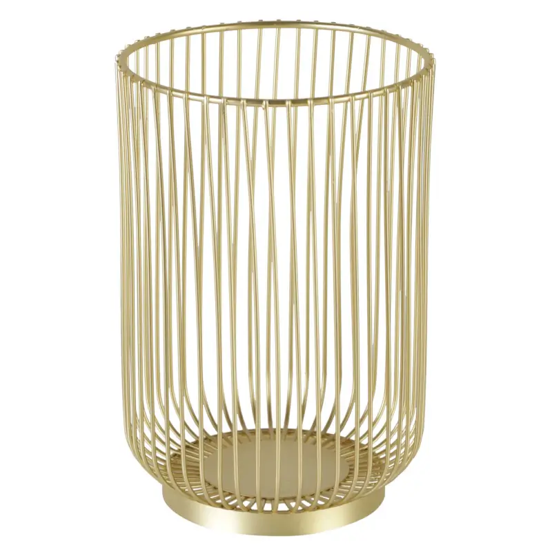 Stand for kitchen accessories, 18 cm, metal, gold, Twist gold ,image-0