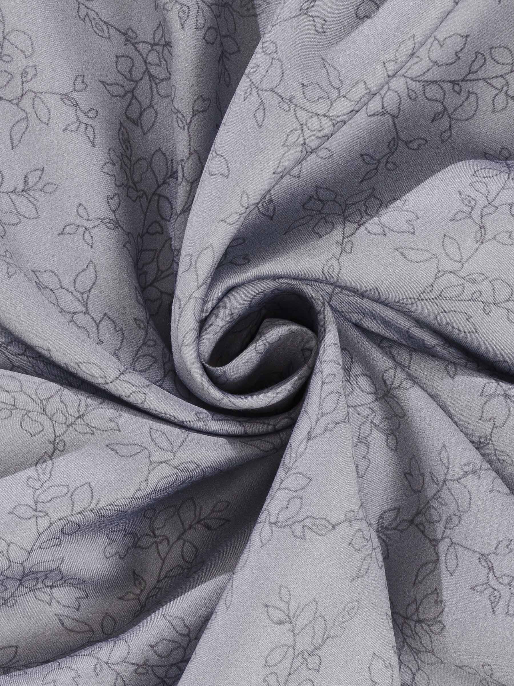 Bed linen set, Euro, Tencel 300 TC, grey, Branches, Tencel, image-5
