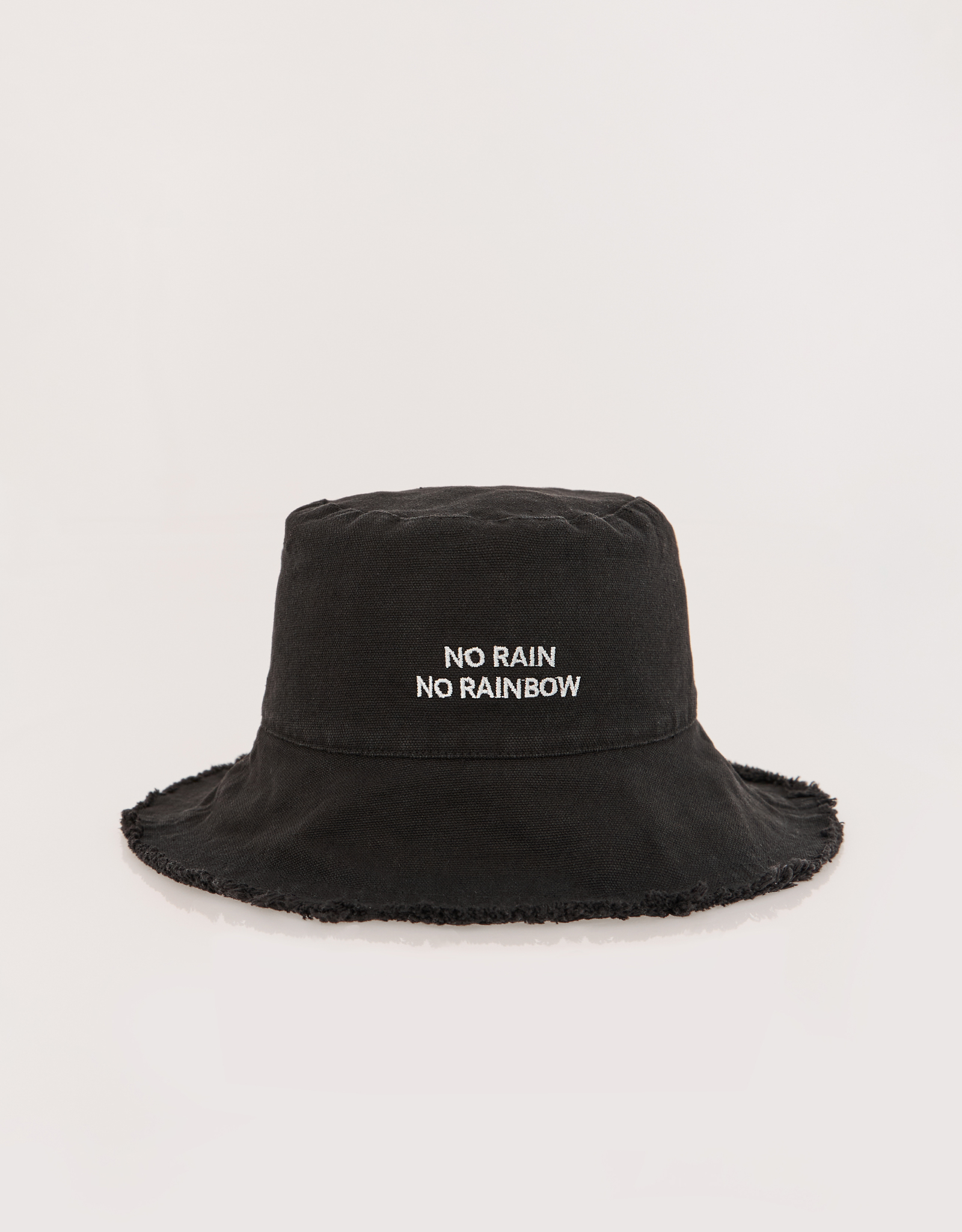 Panama hat, 57 cm, single size, with raw edge, cotton, dark grey, Shore, image-0