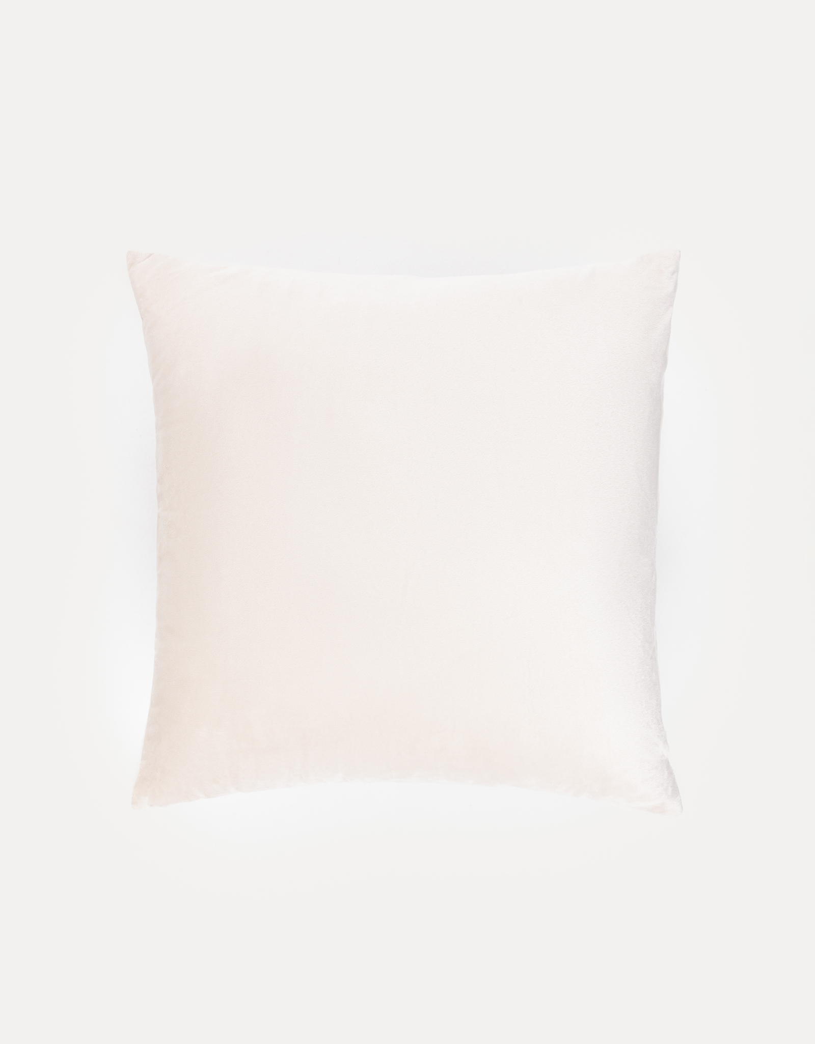 Decorative pillow, 45x45 cm, chenille/corduroy, milk, Home is my happy place, Chenill