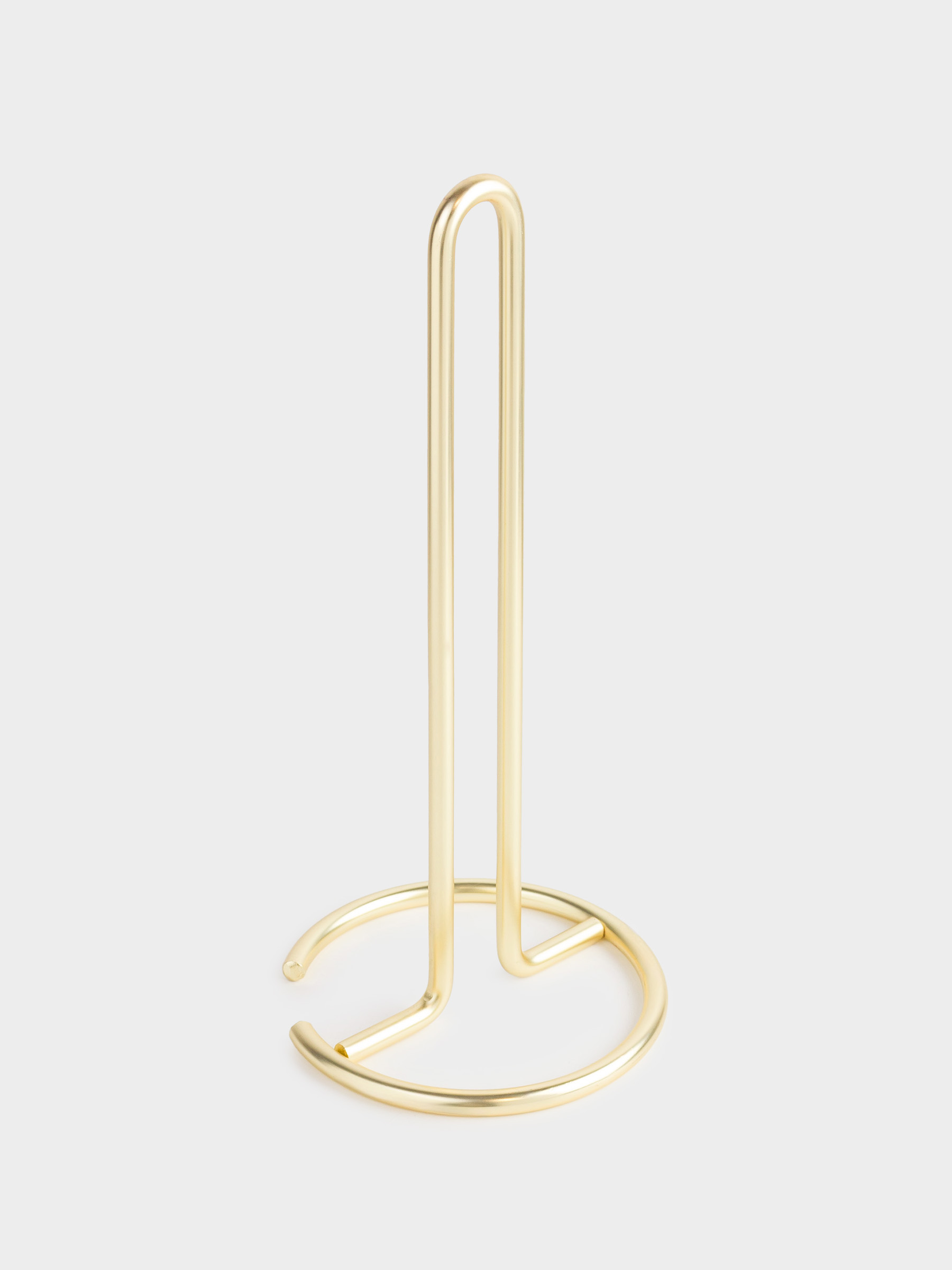 Paper towel holder, 31 cm, metal, golden, Classic gold, image-2