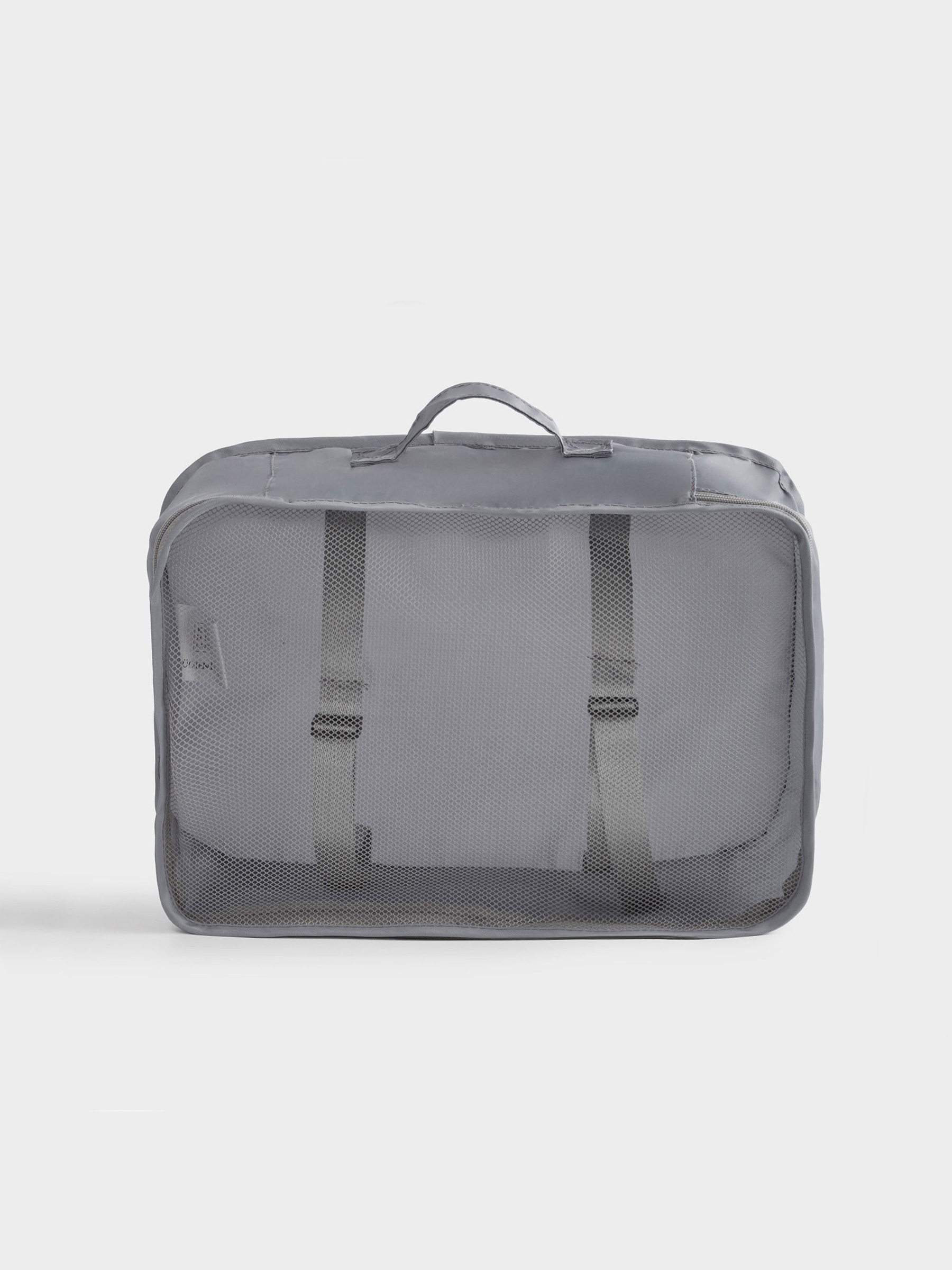 Clothing organizer, 32x23x11 cm, twill, grey, Travel comfort, image-0