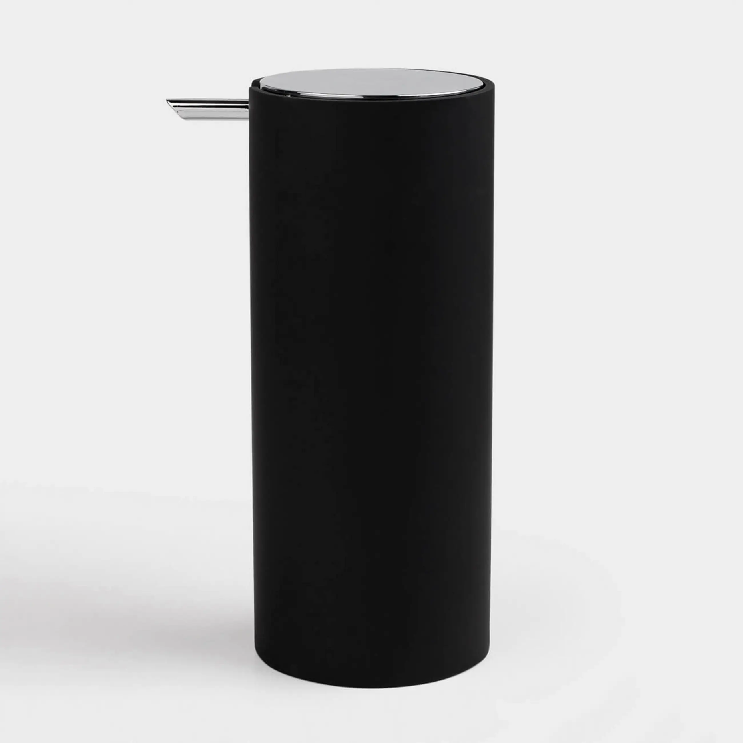 Liquid soap dispenser, 330 ml, plastic, black, Loft style, image-0