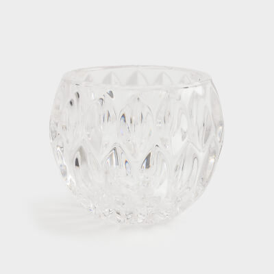 Candlestick, 8 cm, for tea candle, glass R, Ridi ,image-0