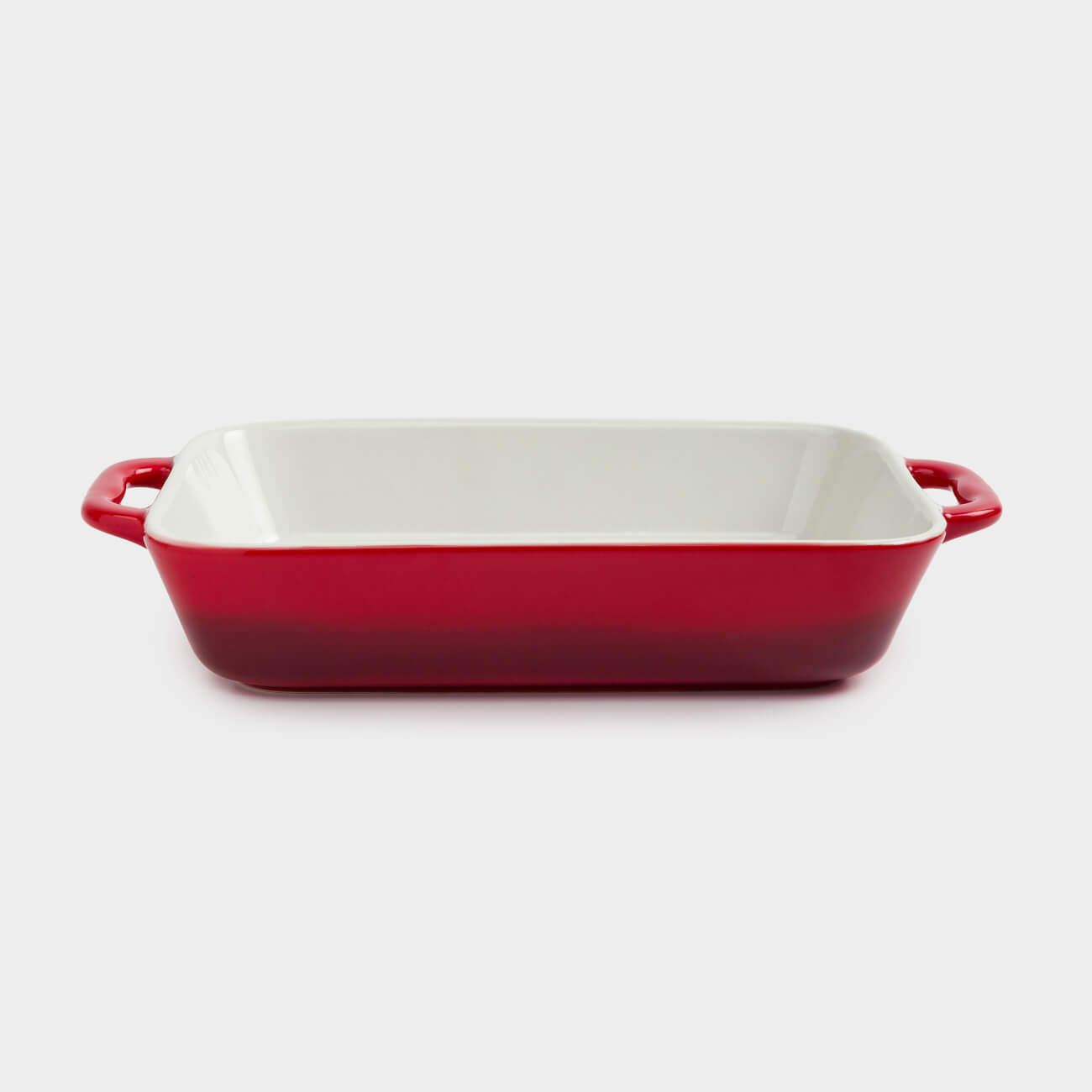 Baking dish, 27x20 cm, ceramic, rectangular, burgundy, Gradient, Cakes gradient