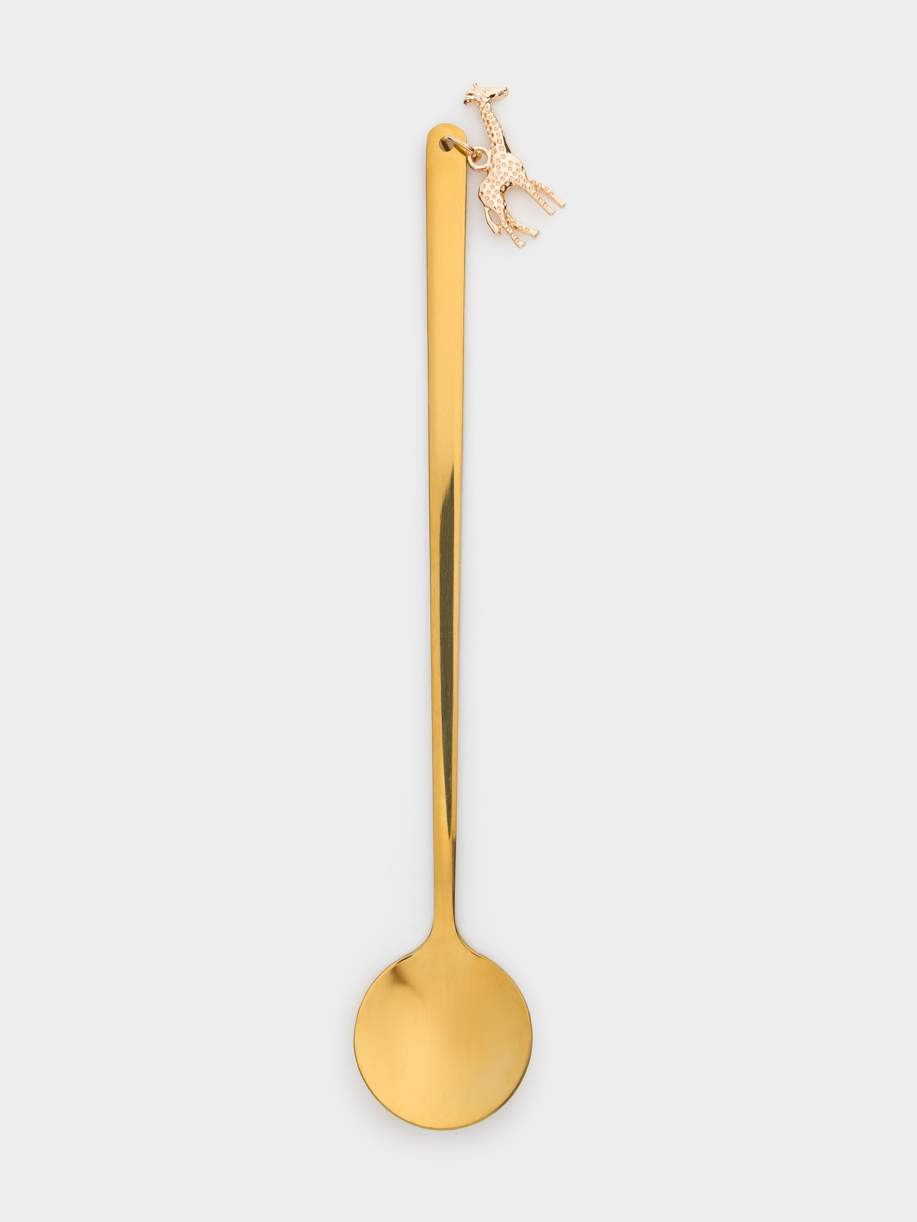 Dessert spoon, 19 cm, steel, golden, Giraffe, Giraffe, image-2