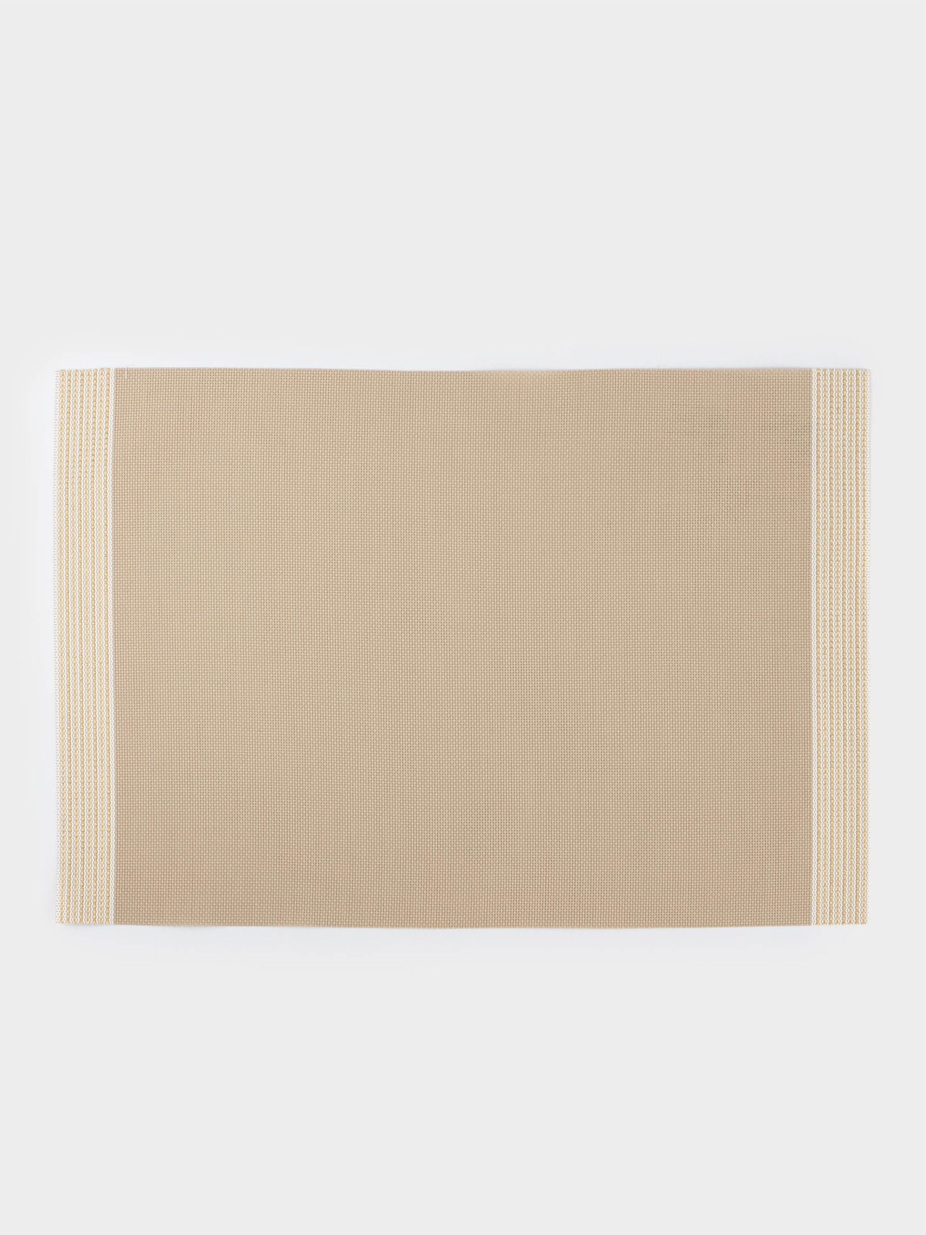 Placemat, 30x45 cm, PVC, rectangular, white-sand, Stripes, Solid, image-0