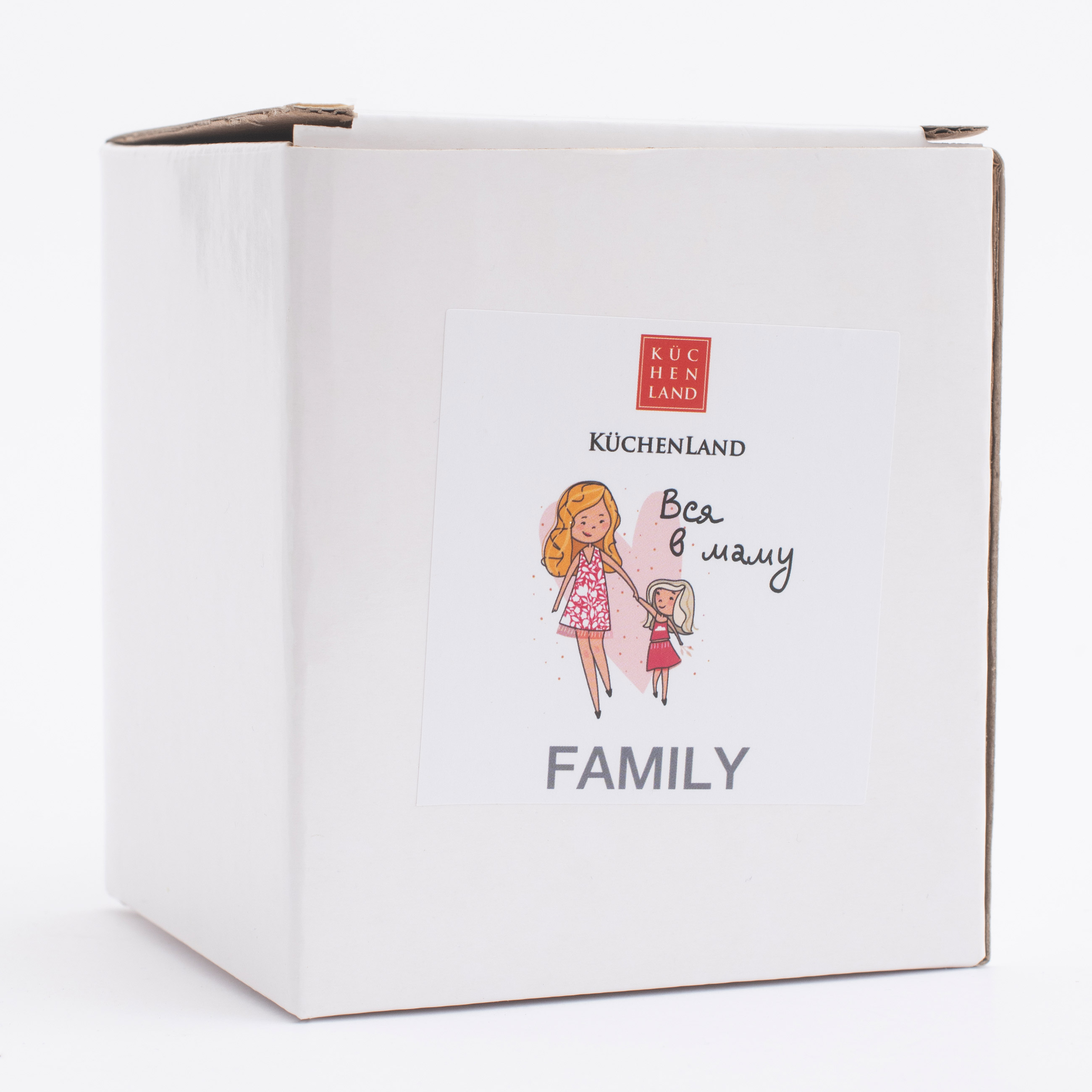 Mug, 420 ml, porcelain N, white, Mother and daughter, Family, image-6