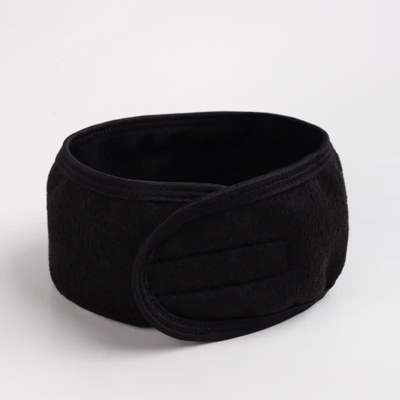 Hair band, 60 cm, Velcro, polyester, black, Bamboo spa ,image-0
