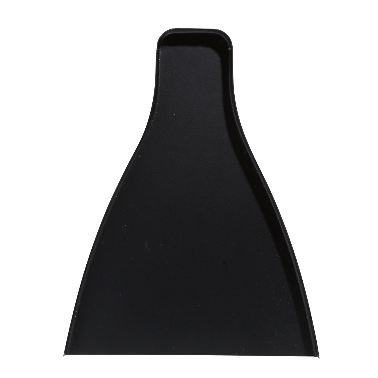 Garbage brush, with dustpan, 17 cm, plastic / bamboo / steel, black, Black clean