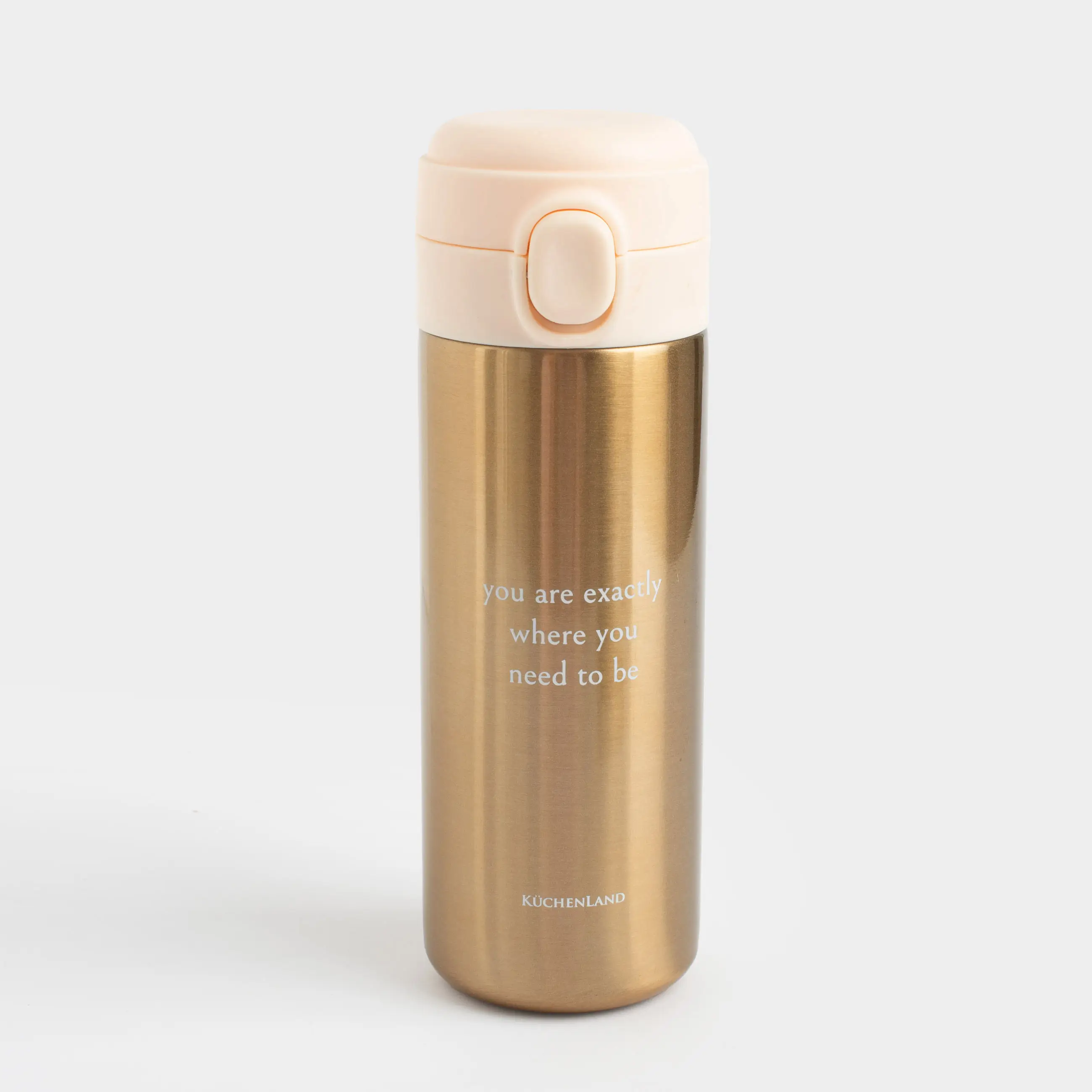 Thermo Mug, 400 ml, steel, golden, Classic gold